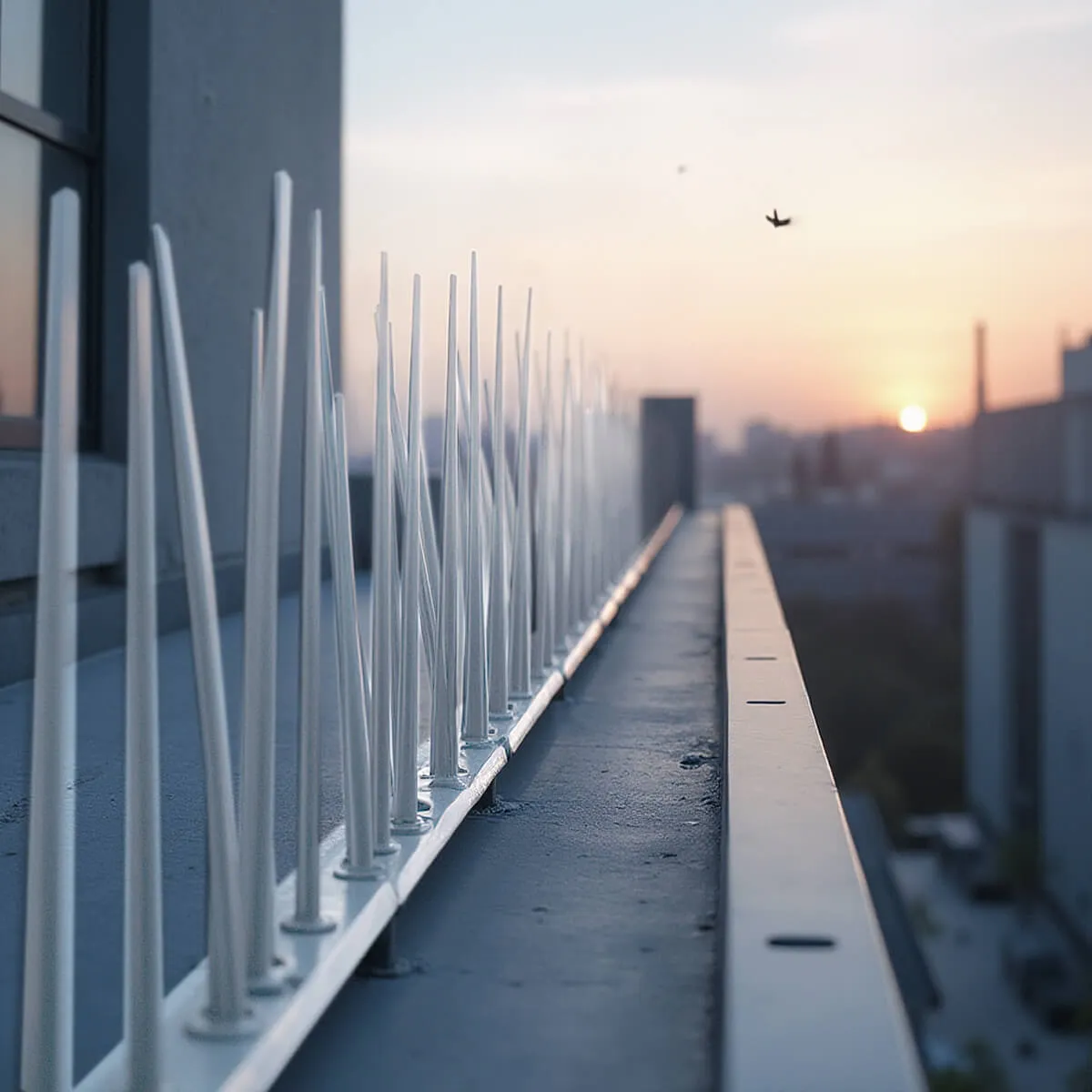 „Dierre“ paukščių atbaidymo spygliai, sidabriniai, 50 vnt.