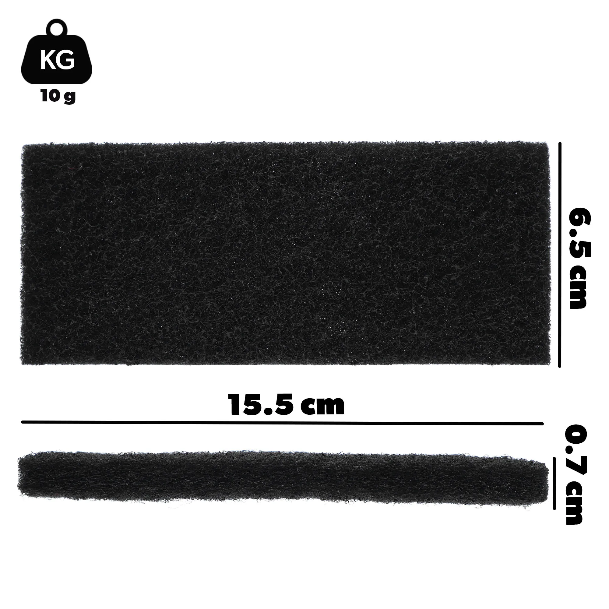 Anglies filtras „Turgy“ šiukšliadėžei, 3 vnt. rinkinys