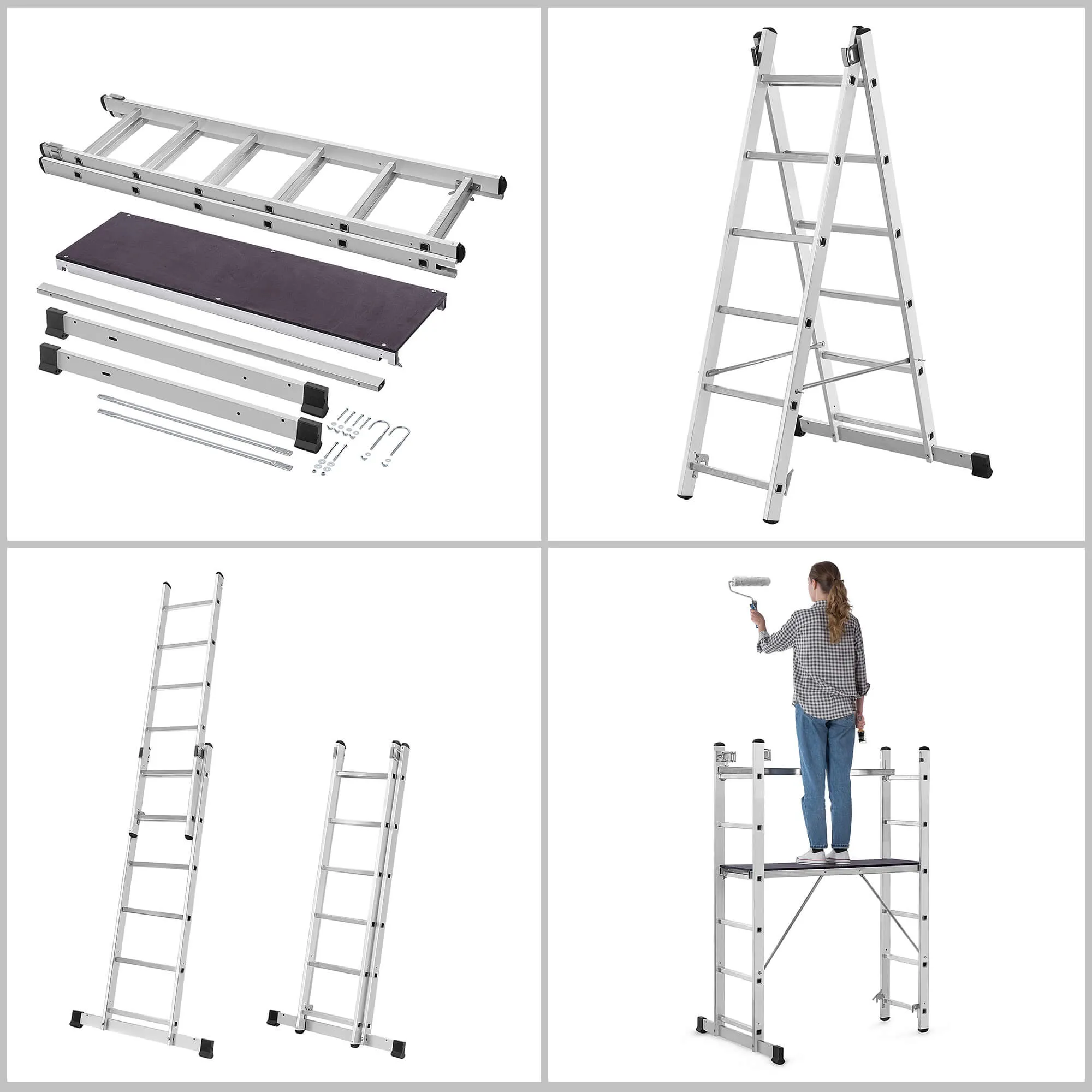 Vadans aliuminio kopėčių pastoliai 270 cm