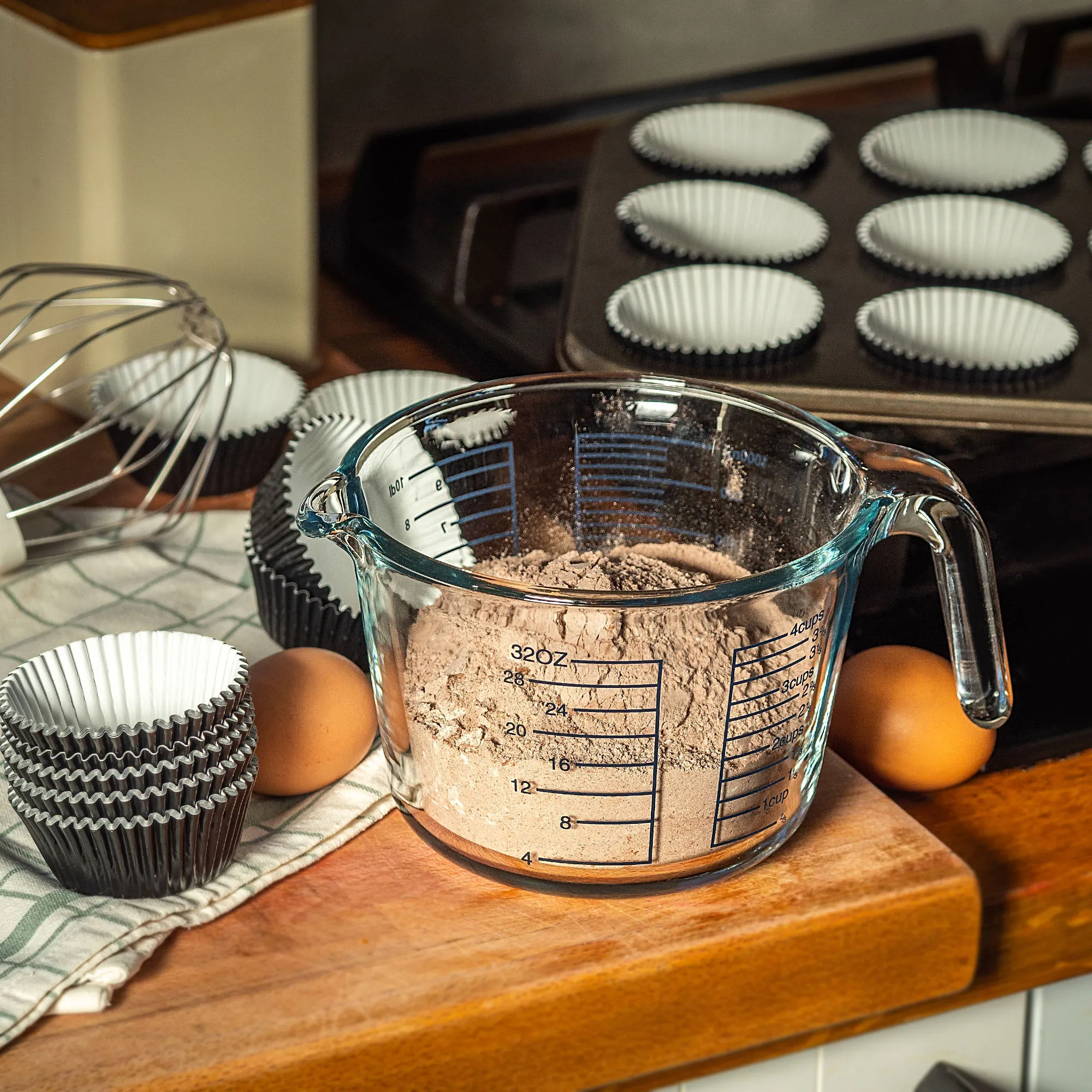 Autol 1 l stiklinis matavimo puodelis su gradacija