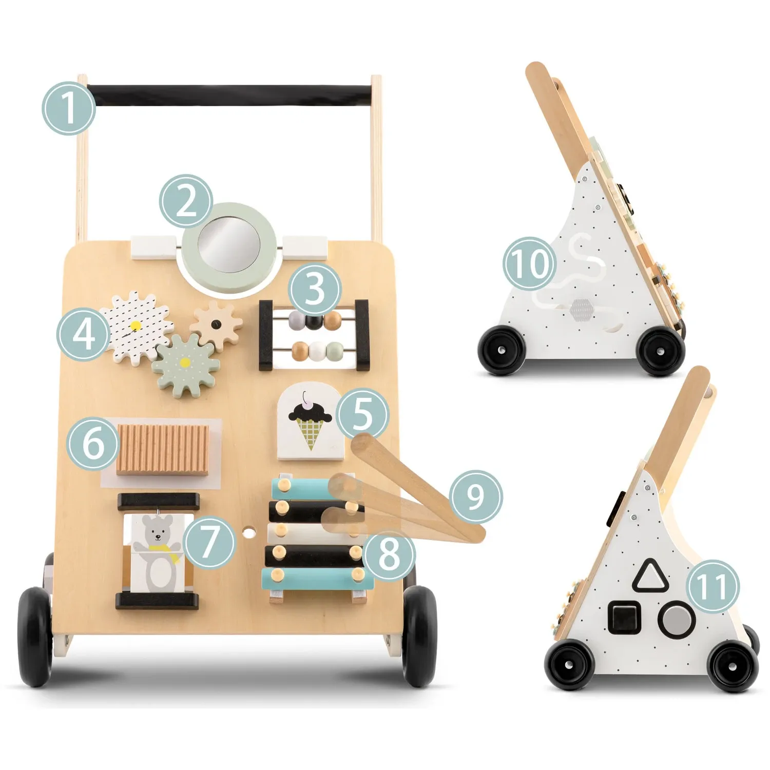 Medinis vaikštynė RK-875 Ricokids - nuotrauka 1