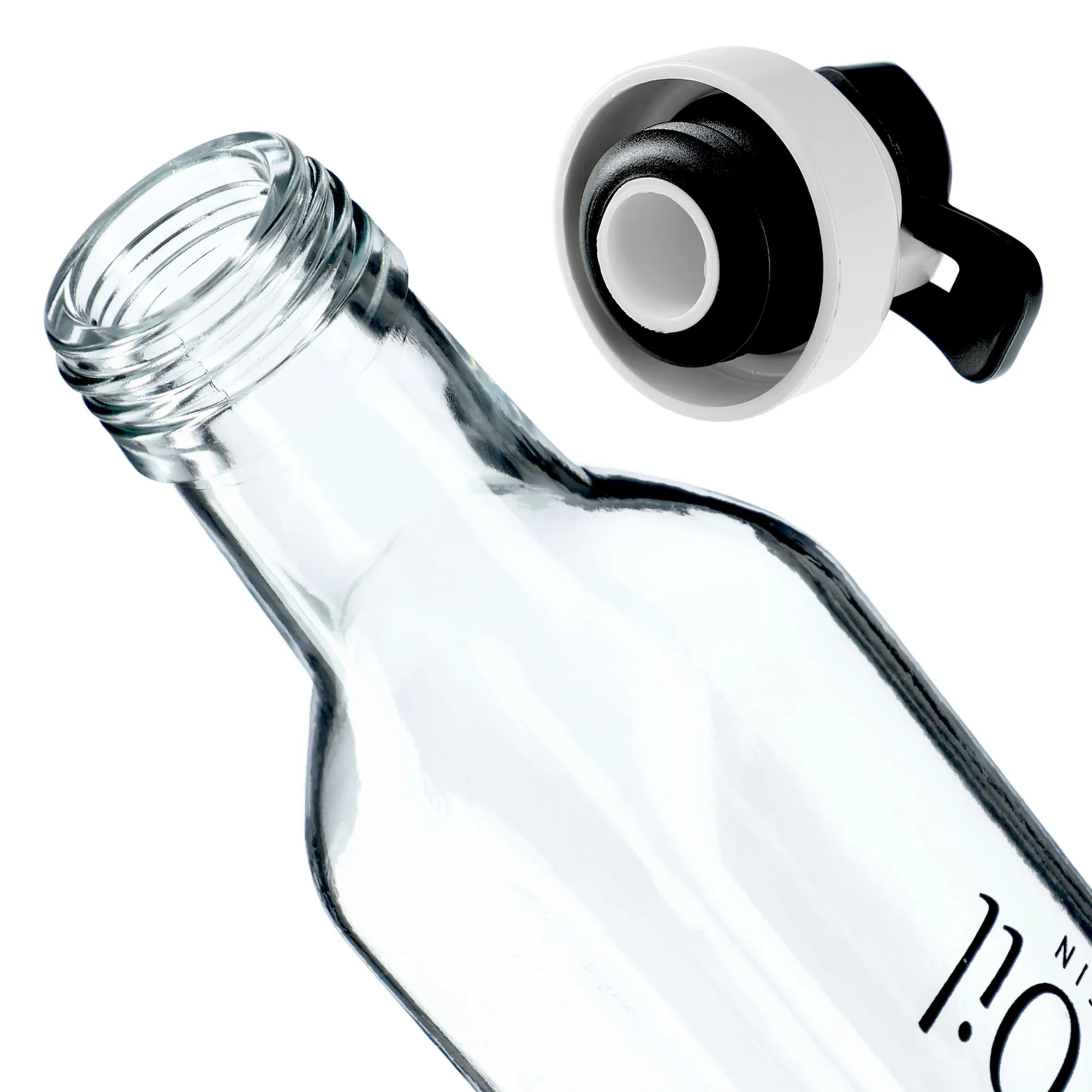 Setri alyvuogių aliejaus butelis 0,5 l dekoruotas 1 vnt.