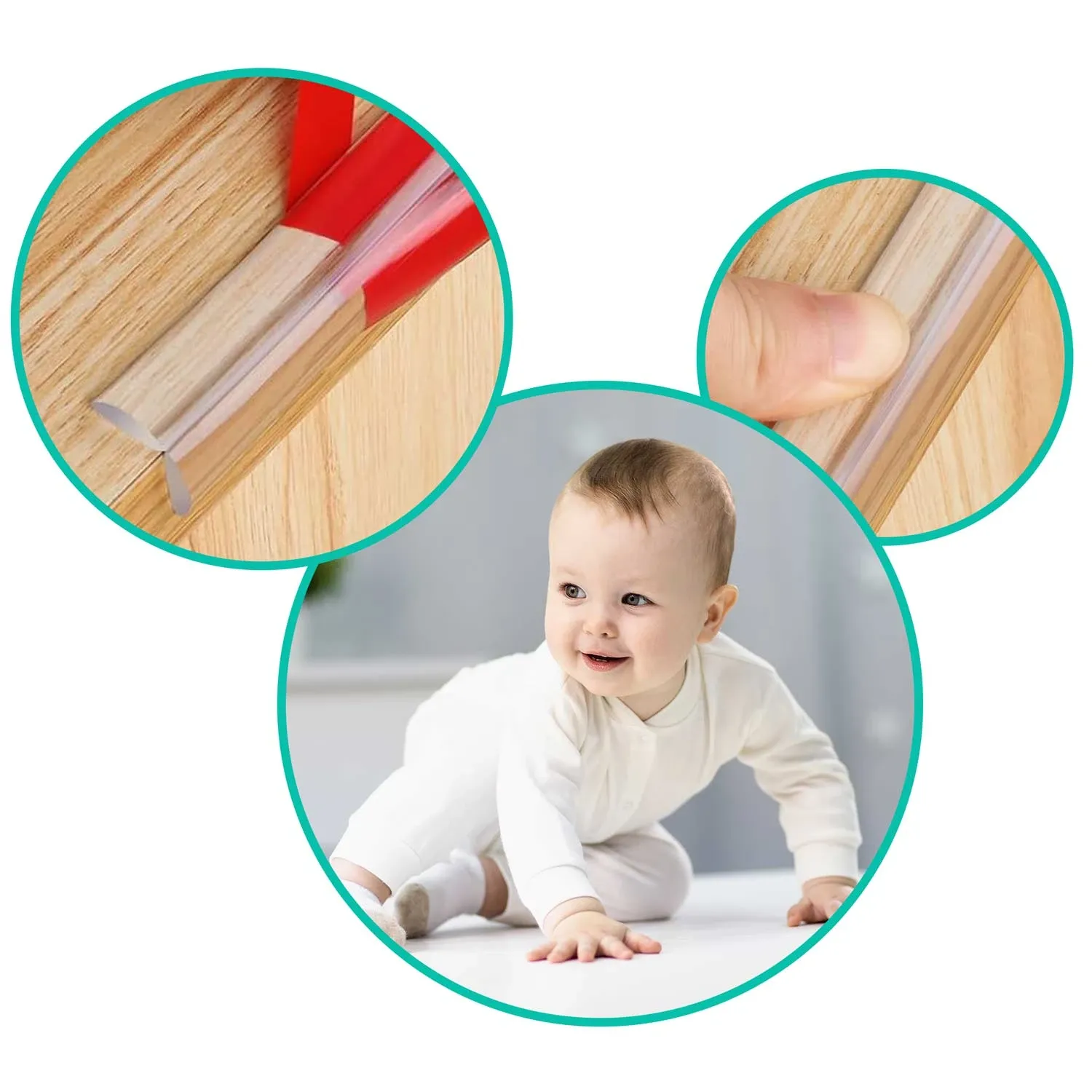 Ricokids RK-988 3 m kampų apsauginė juosta - nuotrauka 1