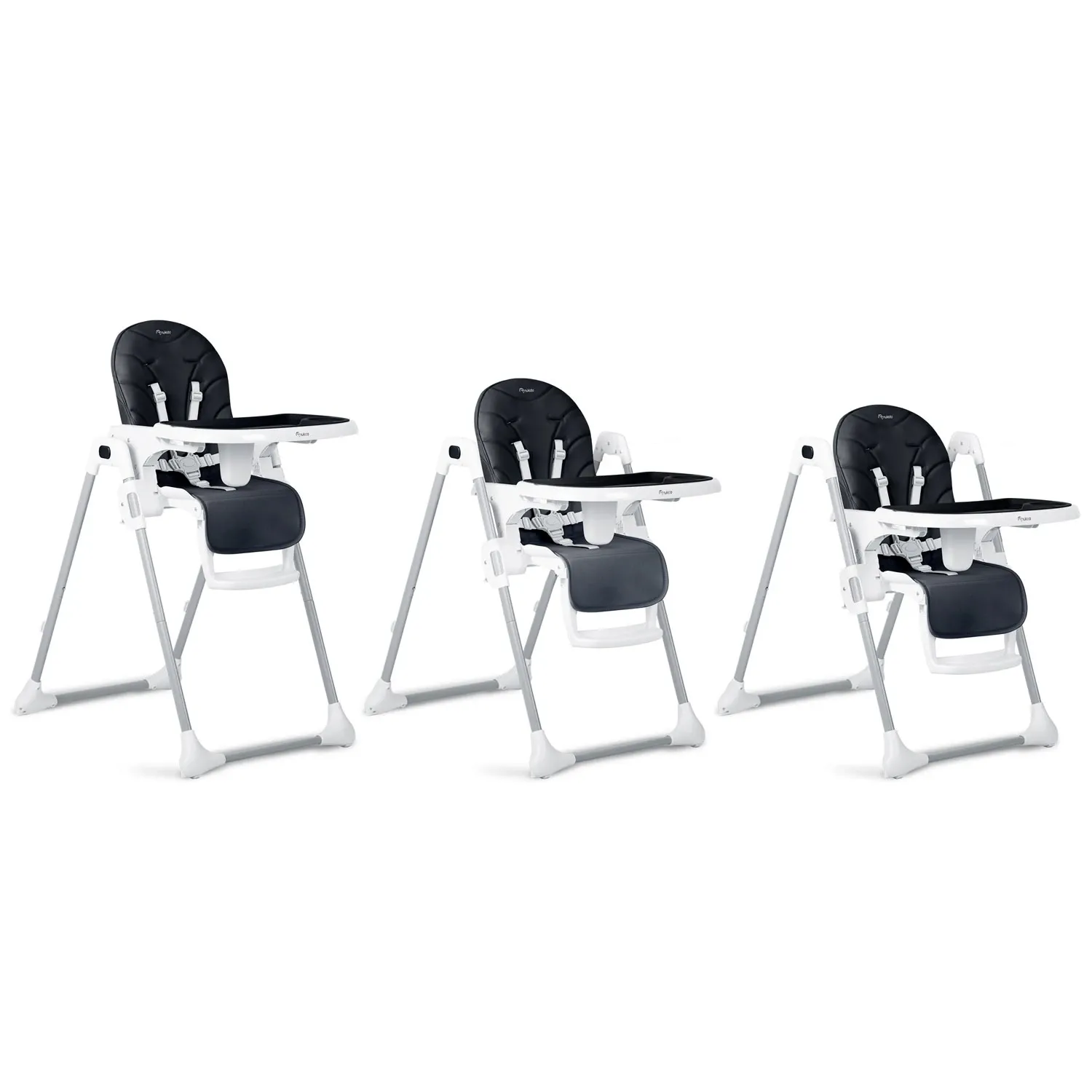 Nukido Tulo maitinimo kėdutė juoda - nuotrauka 1