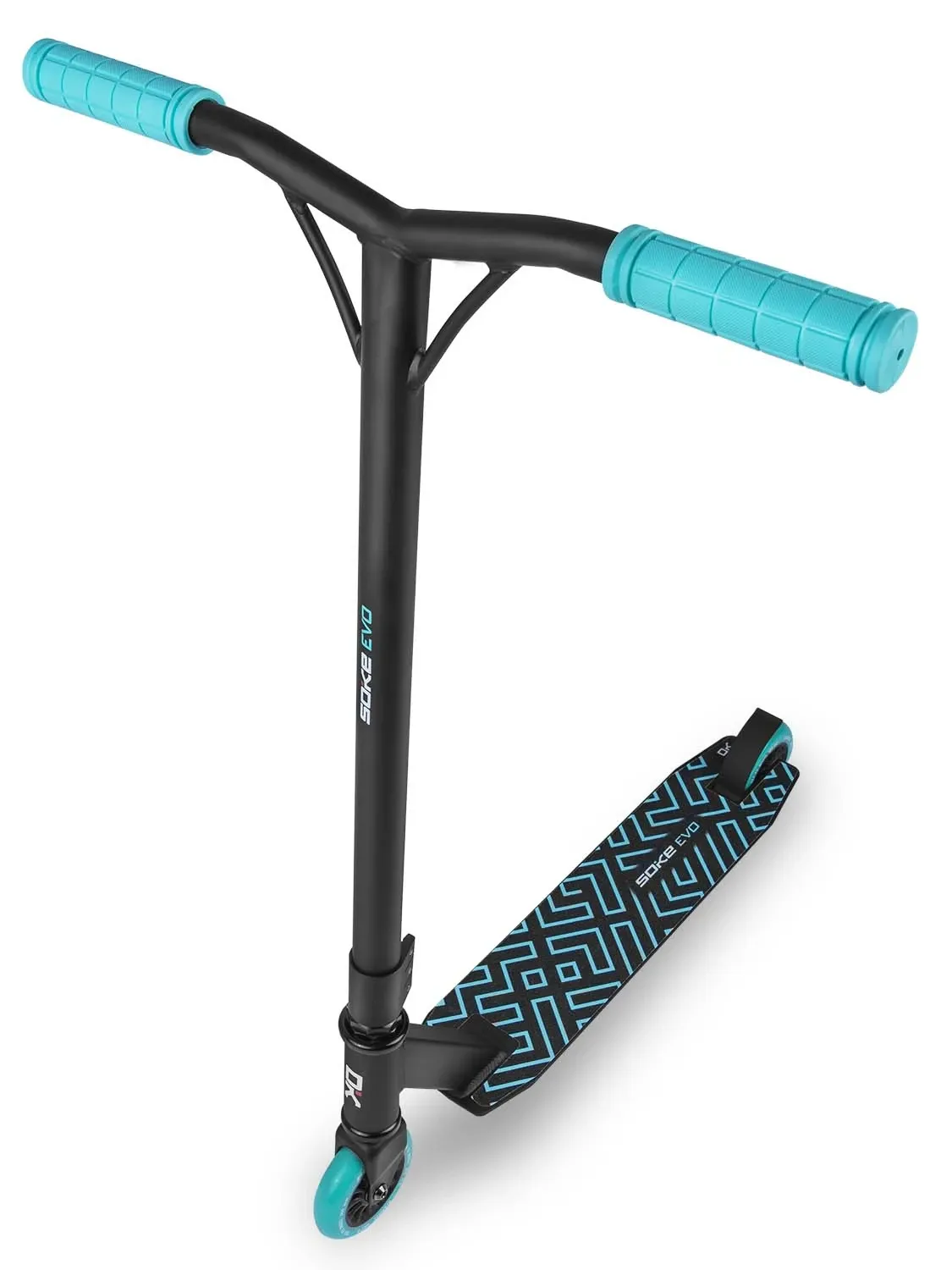 SOKE EVO juodas triukų paspirtukas - nuotrauka 1