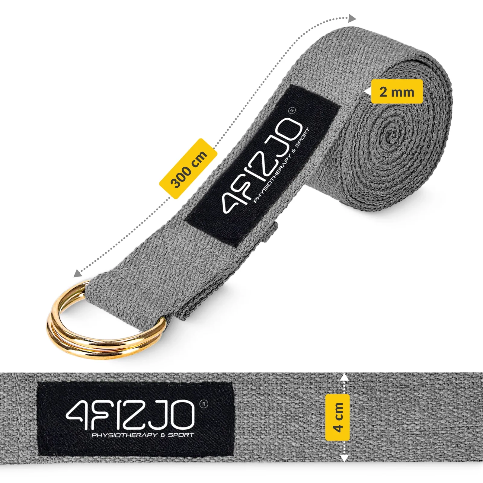 Pilkas jogos dirželis