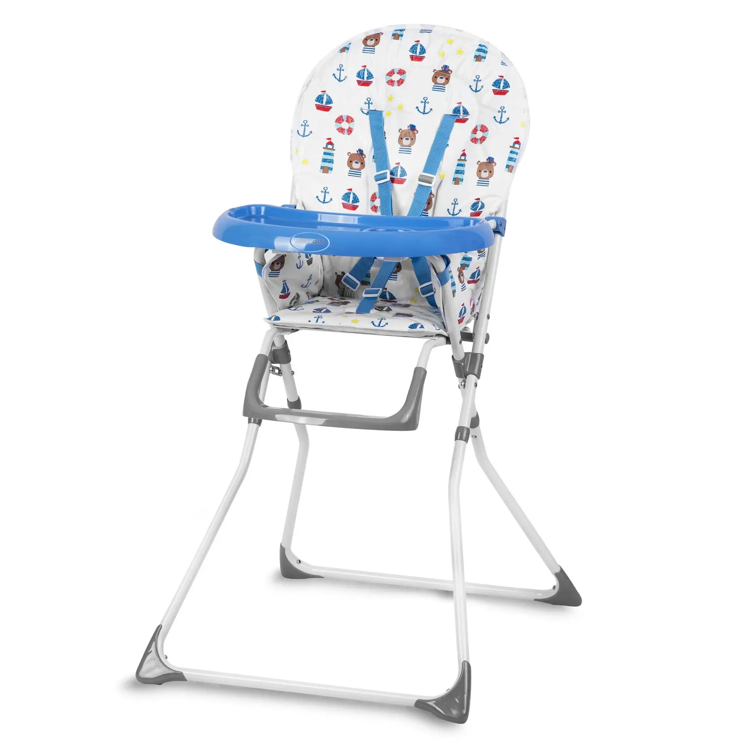 Ricokids FANDO jūros stiliaus maitinimo kėdutė su staliuku - nuotrauka 1