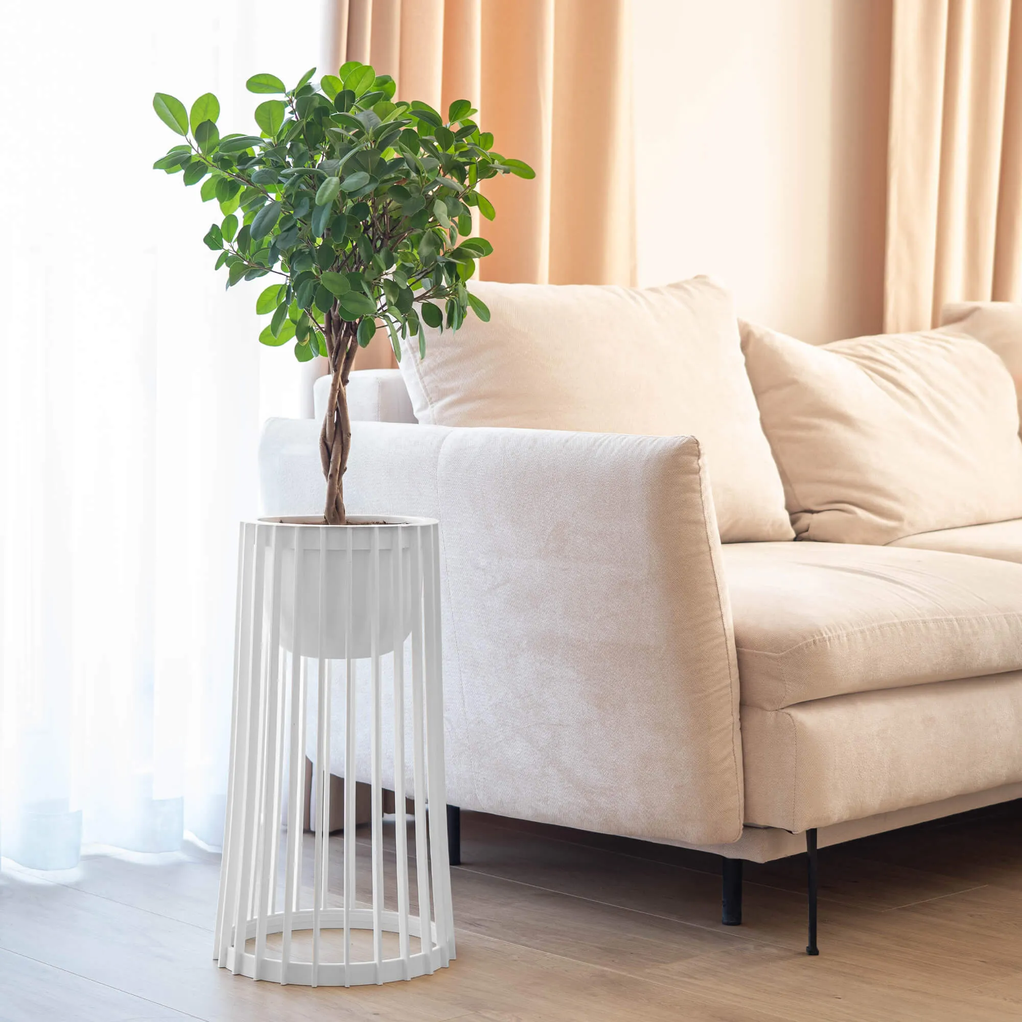 Aytre gėlių lysvės įdėklas 24 cm baltas