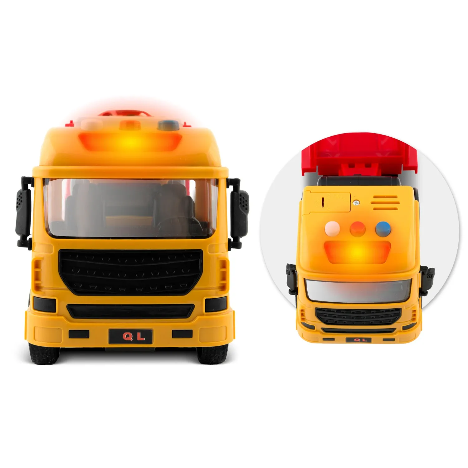 Edukacinis žaislinis sunkvežimis + 5 automobiliai RK-760 Ricokids - nuotrauka 1