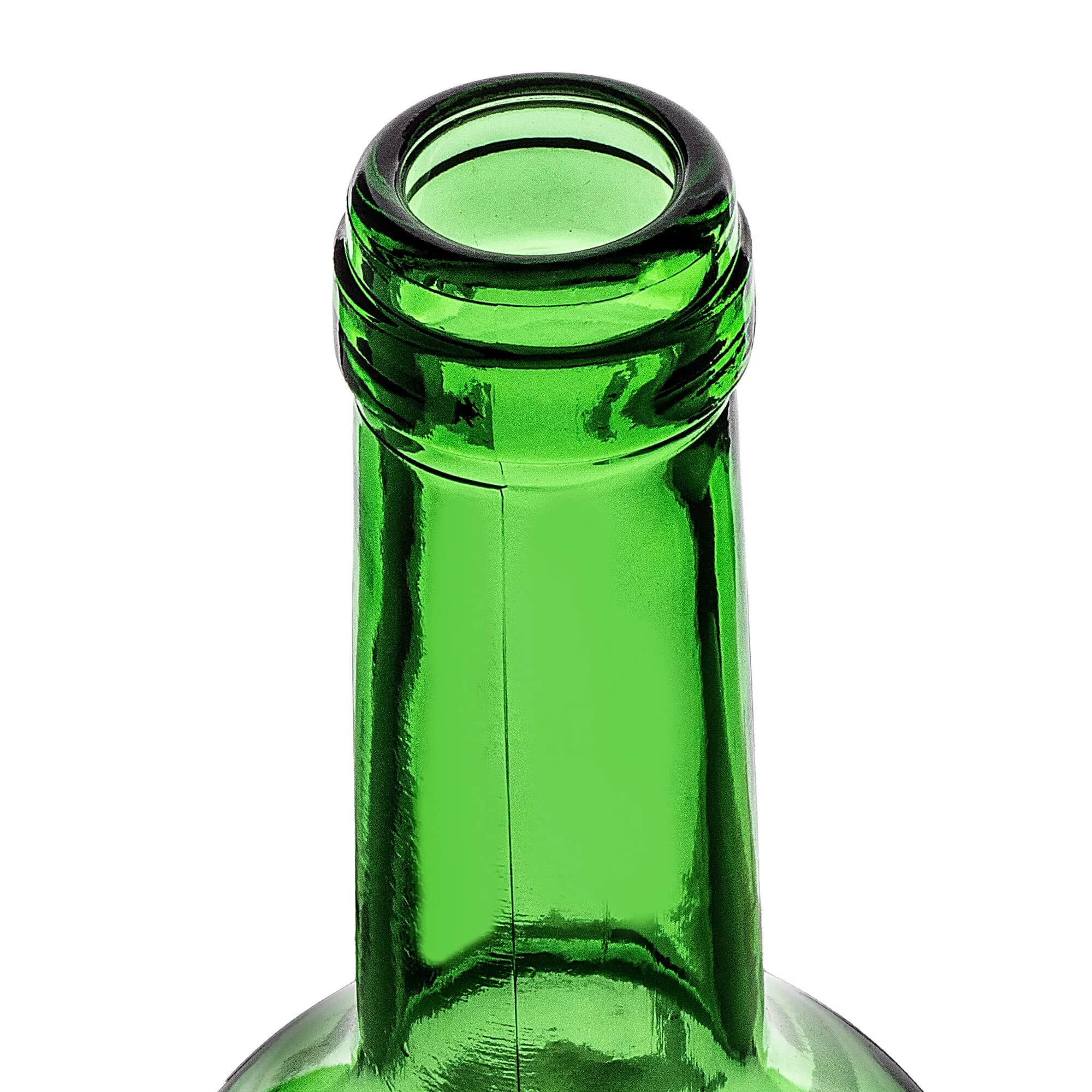 Biagio vyno buteliai 750 ml žali, be kamščio, 10 vnt.