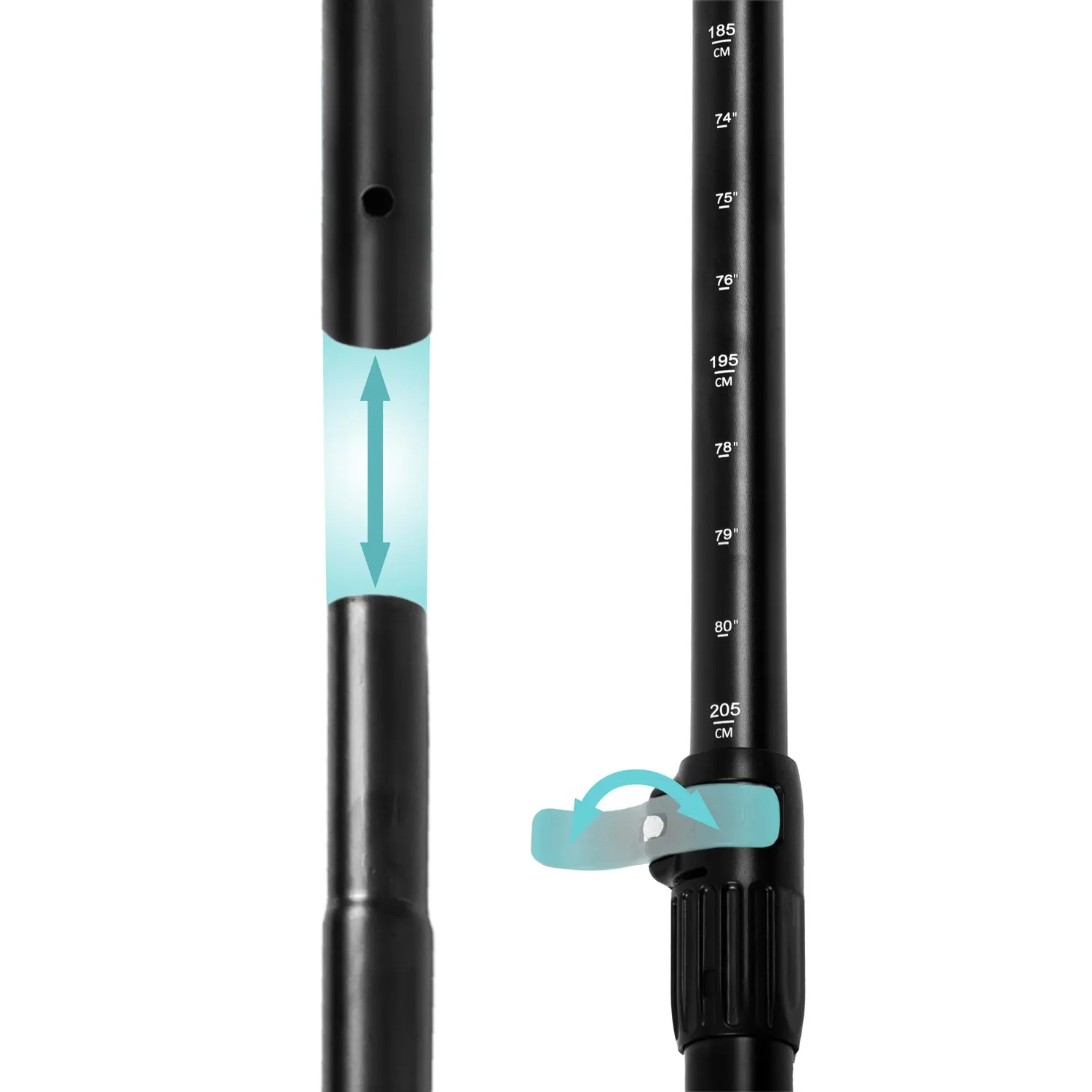 „Neo-Sport“ 230 cm sulankstomas irklentės irklas - nuotrauka 1