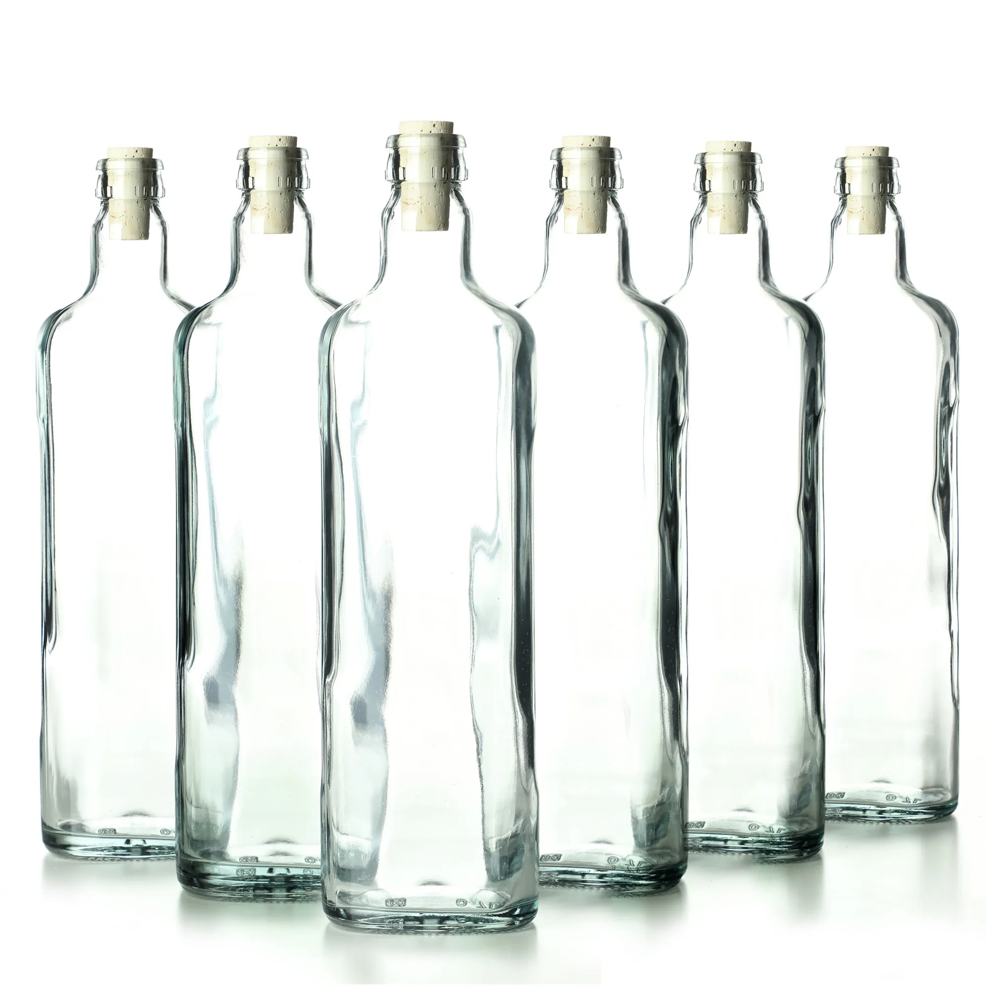 Rotzo butelis su kamščiu 0,7 l su kamščiu fi21, 6 vnt.