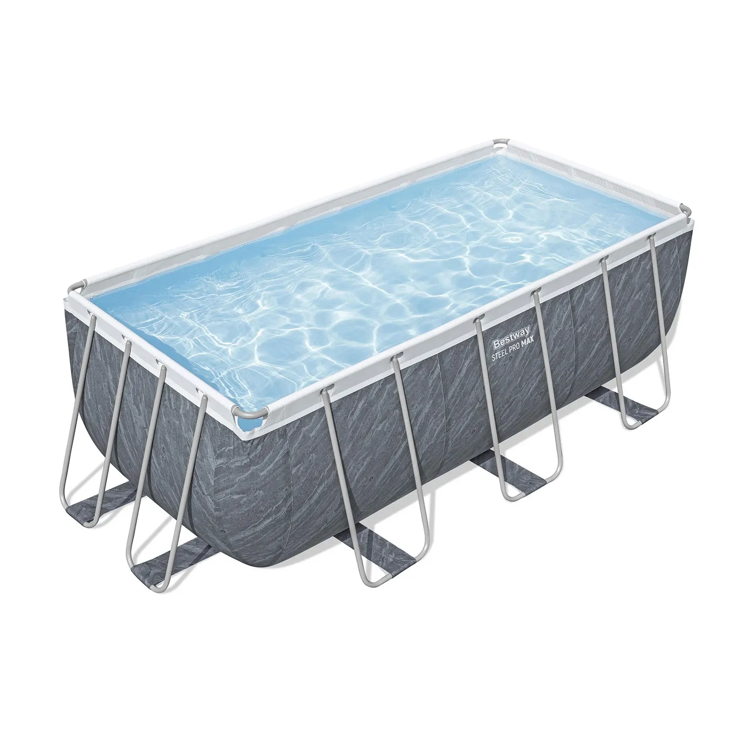 Karkasinis sodo baseinas 412 x 201 x 122 cm, 17 viename, „Bestway 56722“ - nuotrauka 1