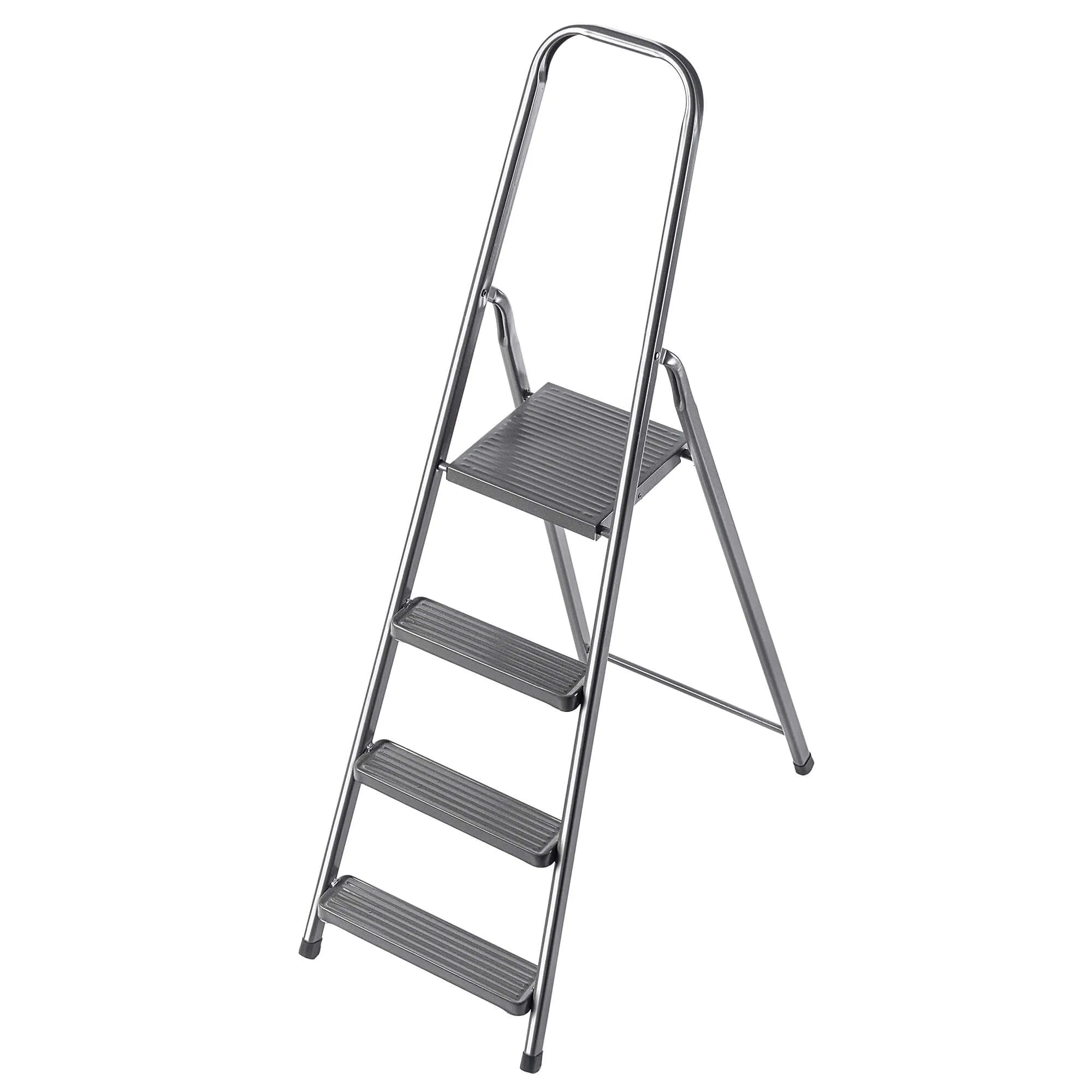 Plieninės kopėčios su platforma Ceriana 4 pakopų 125 kg