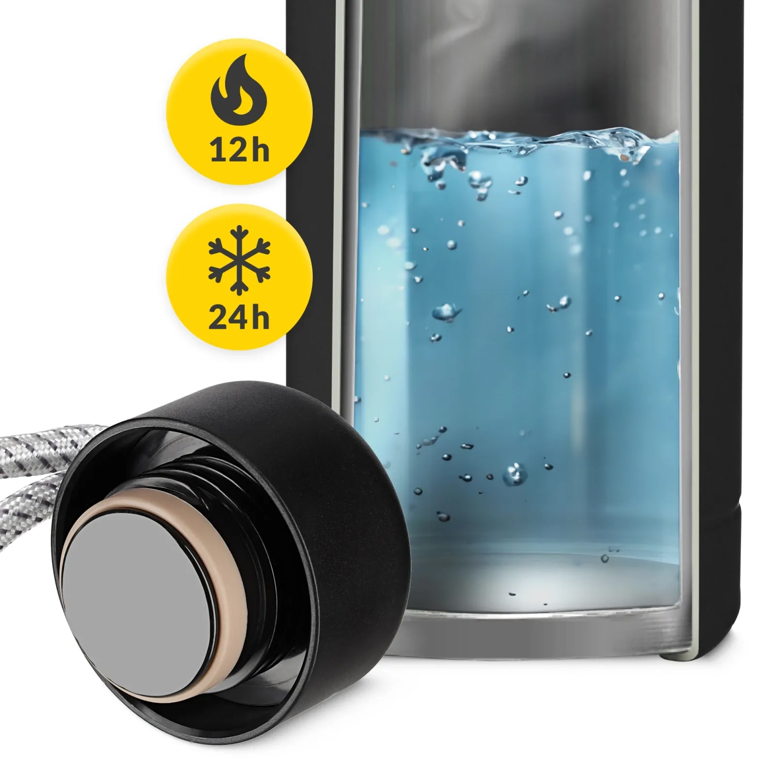 Terminis butelis su dirželiu 540 ml