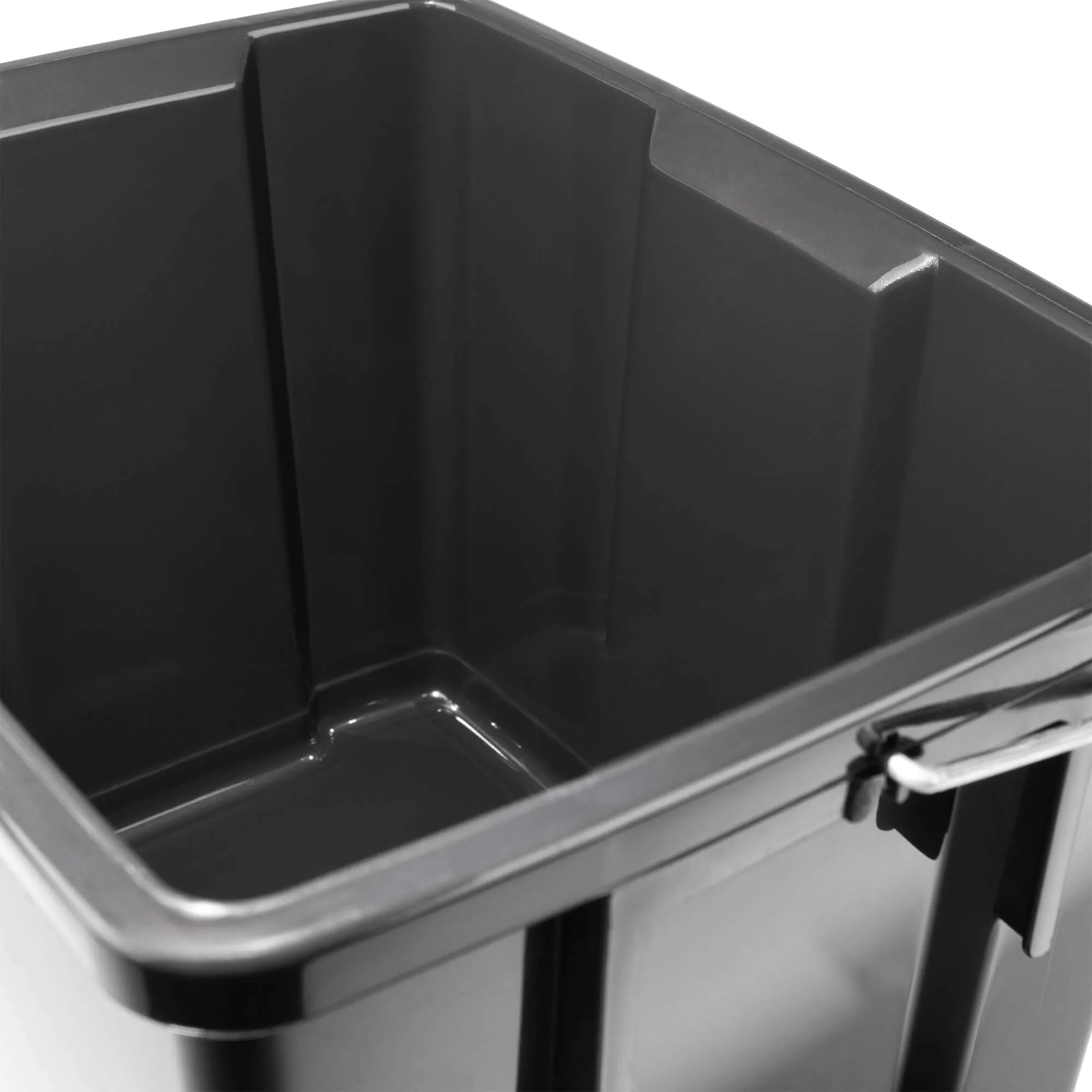 Curver atliekų rūšiavimo konteineriai 2 x 10 l + 6 l, juodi