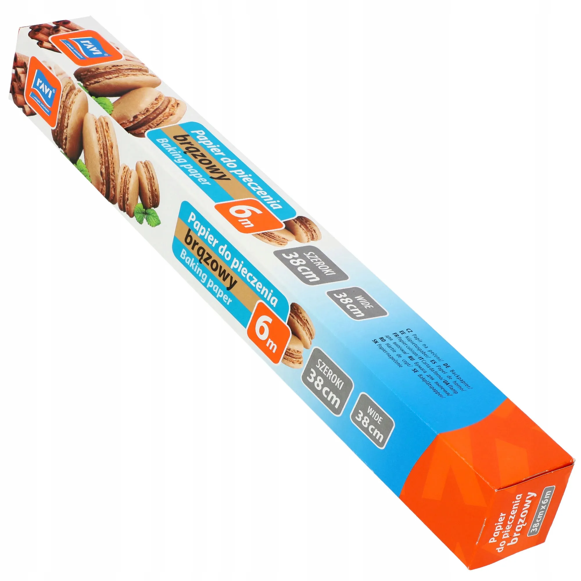 Kepimo popierius ritinėlis 6 m Ravi, rudas