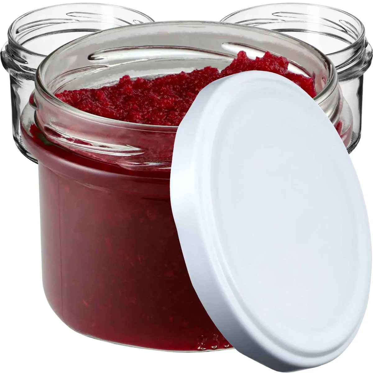 Tartu konservavimo stiklainiai 235 ml 10 vnt. 82 mm + balti dangteliai