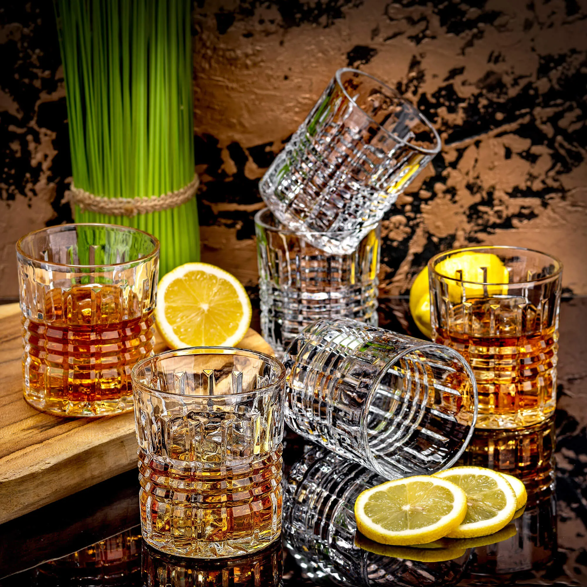 „Gaeta“ viskio ir kokteilių stiklinės, 300 ml, 6 vnt.