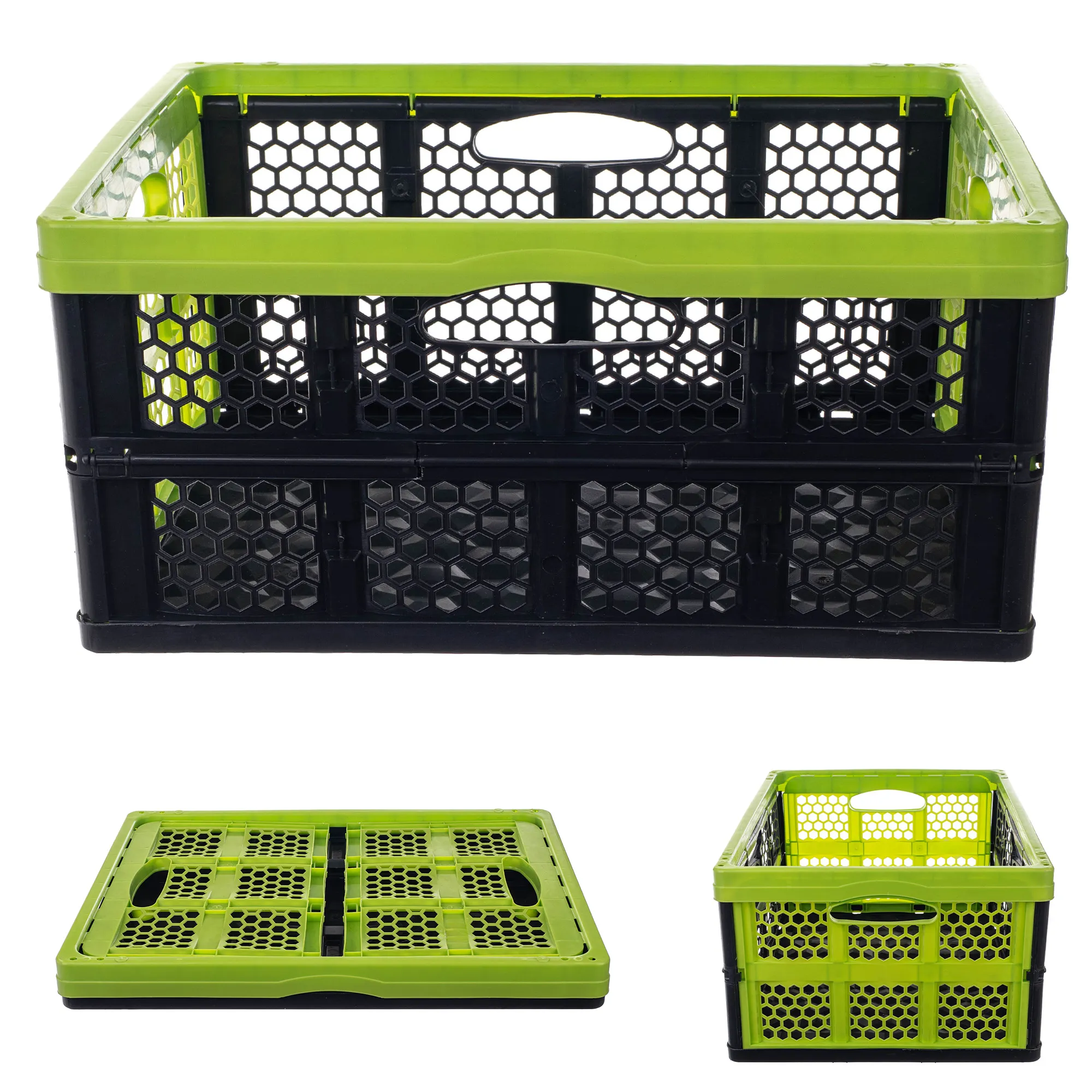 „Kamari“ 32 l sulankstoma įrankių dėžė, žalia