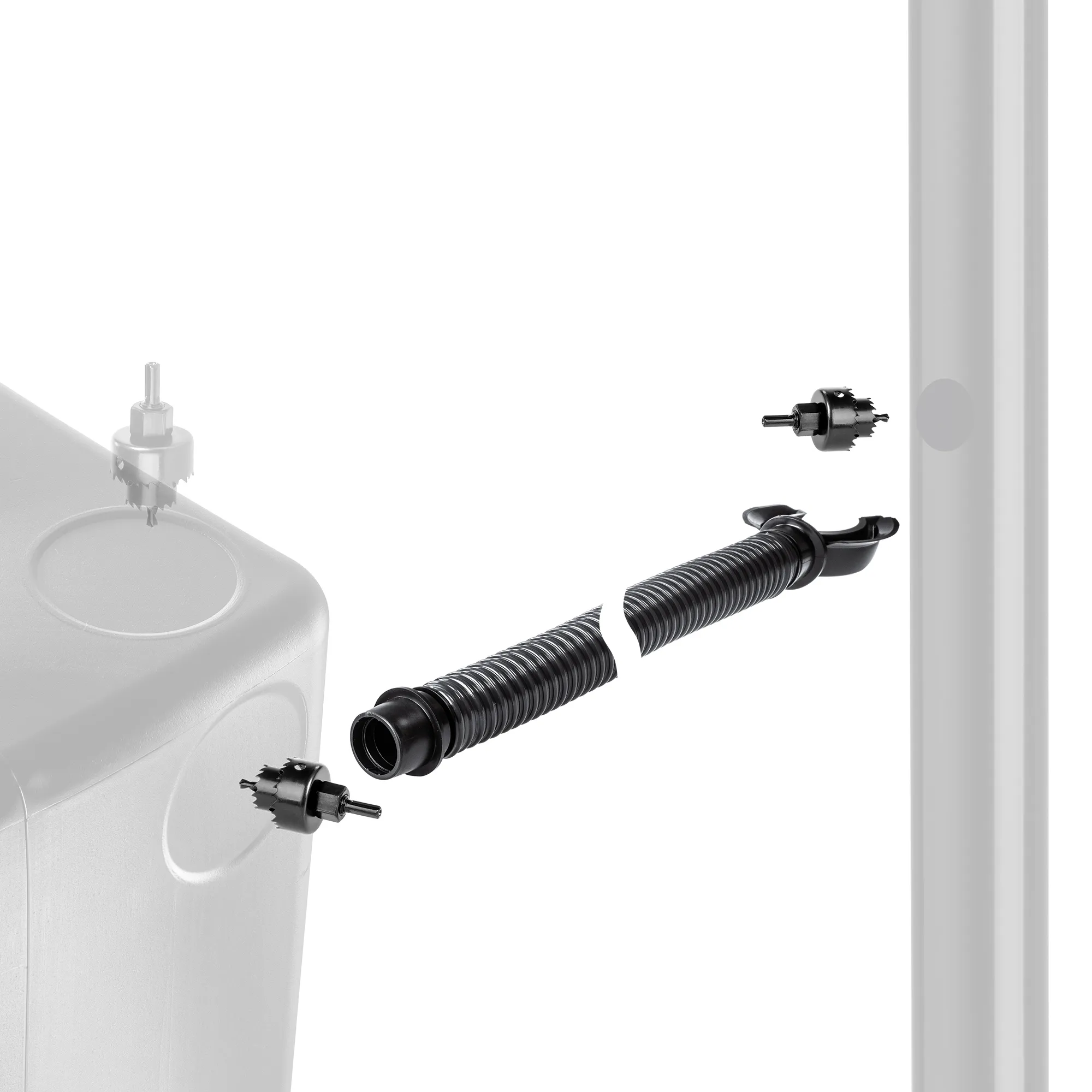 Maser 240L lietaus vandens bakas + prijungimo komplektas