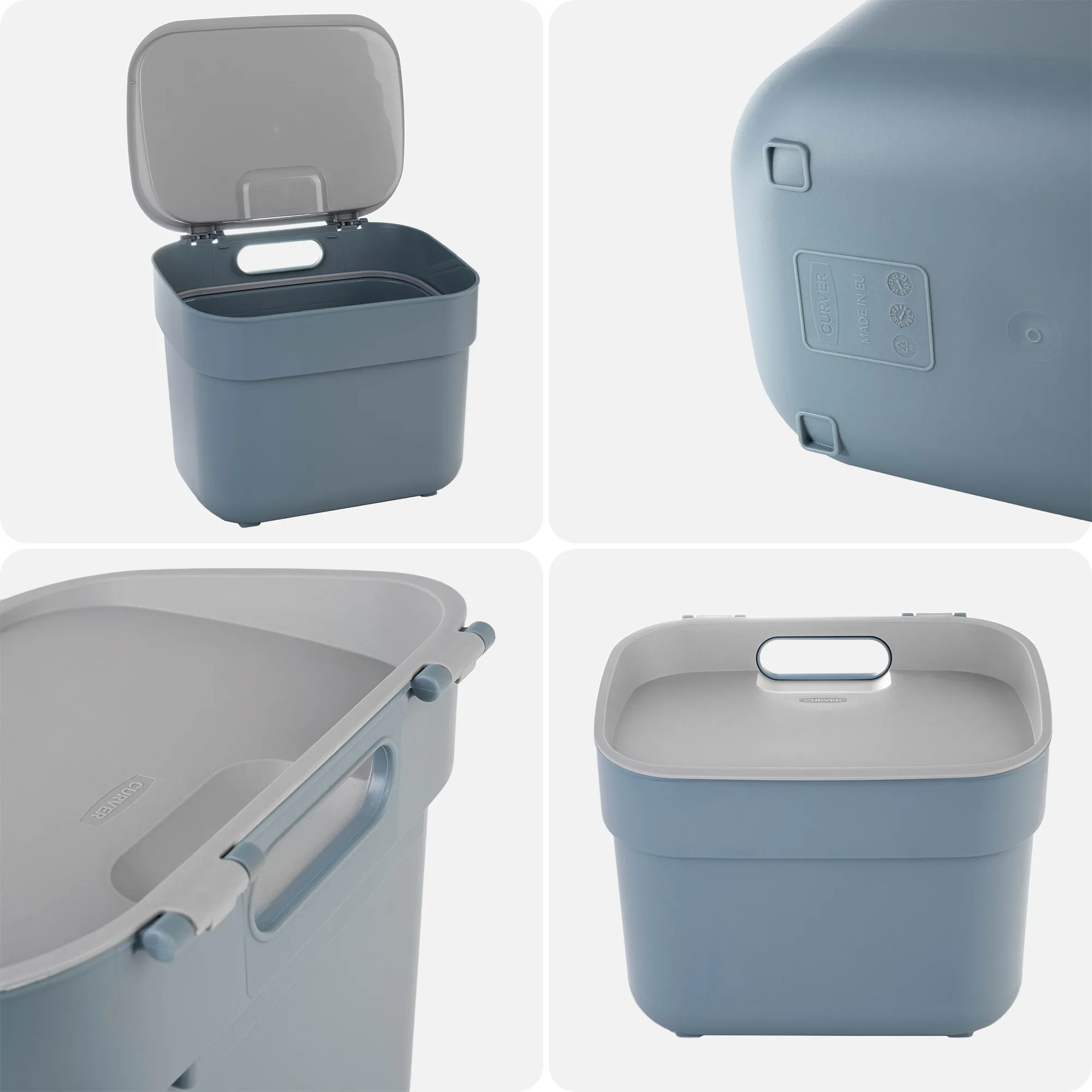 „Curver Ready to Collect“ 5 l talpos mėlyna atliekų rūšiavimo dėžė
