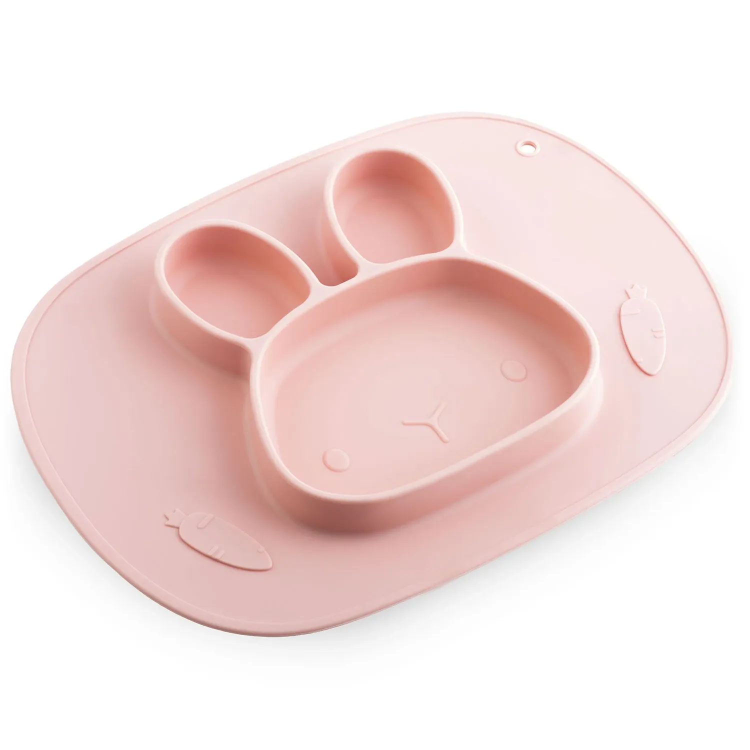 „Ricokids“ triušio silikoninė maitinimo lėkštė vaikams - nuotrauka 1