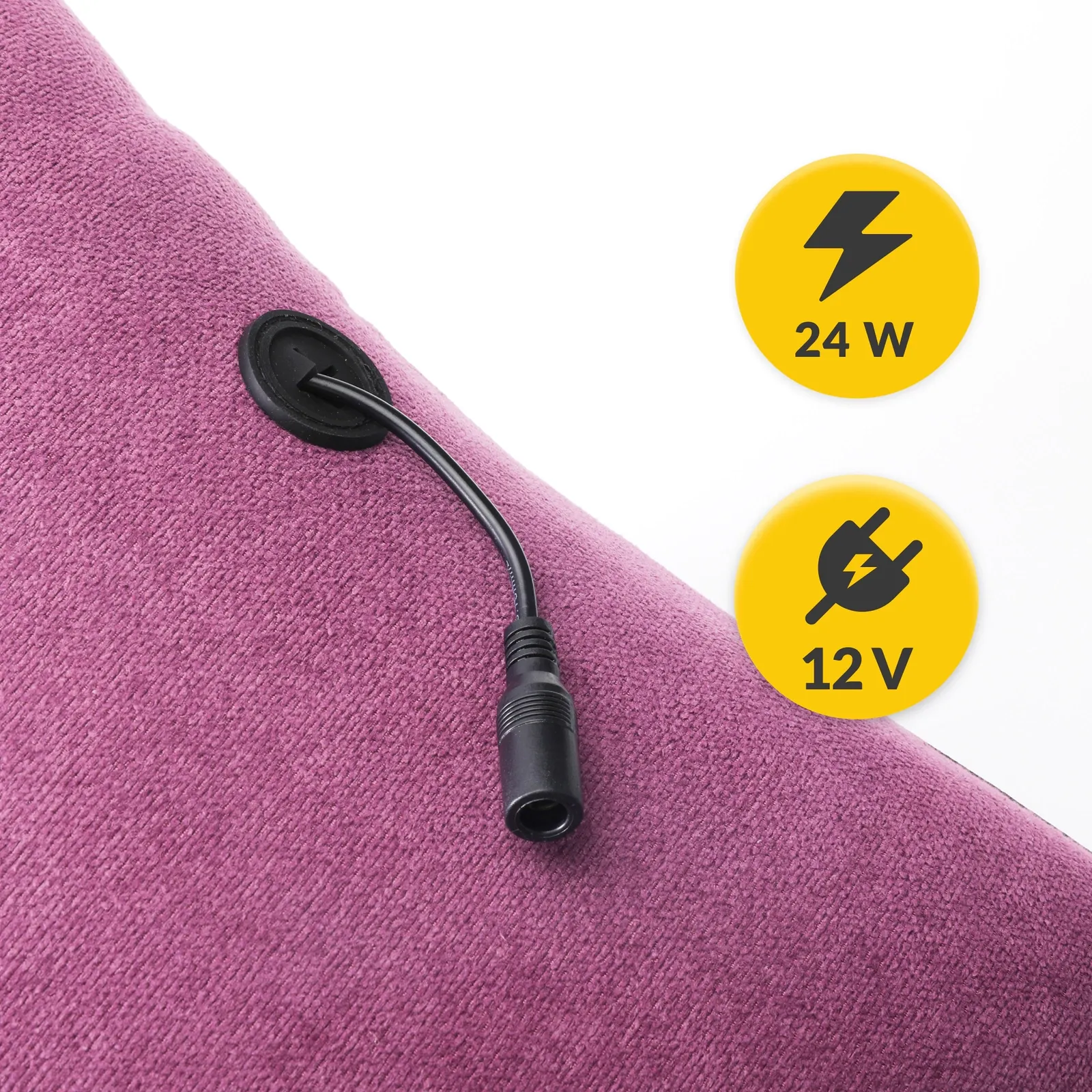 LITE šildoma masažinė pagalvėlė rožinė