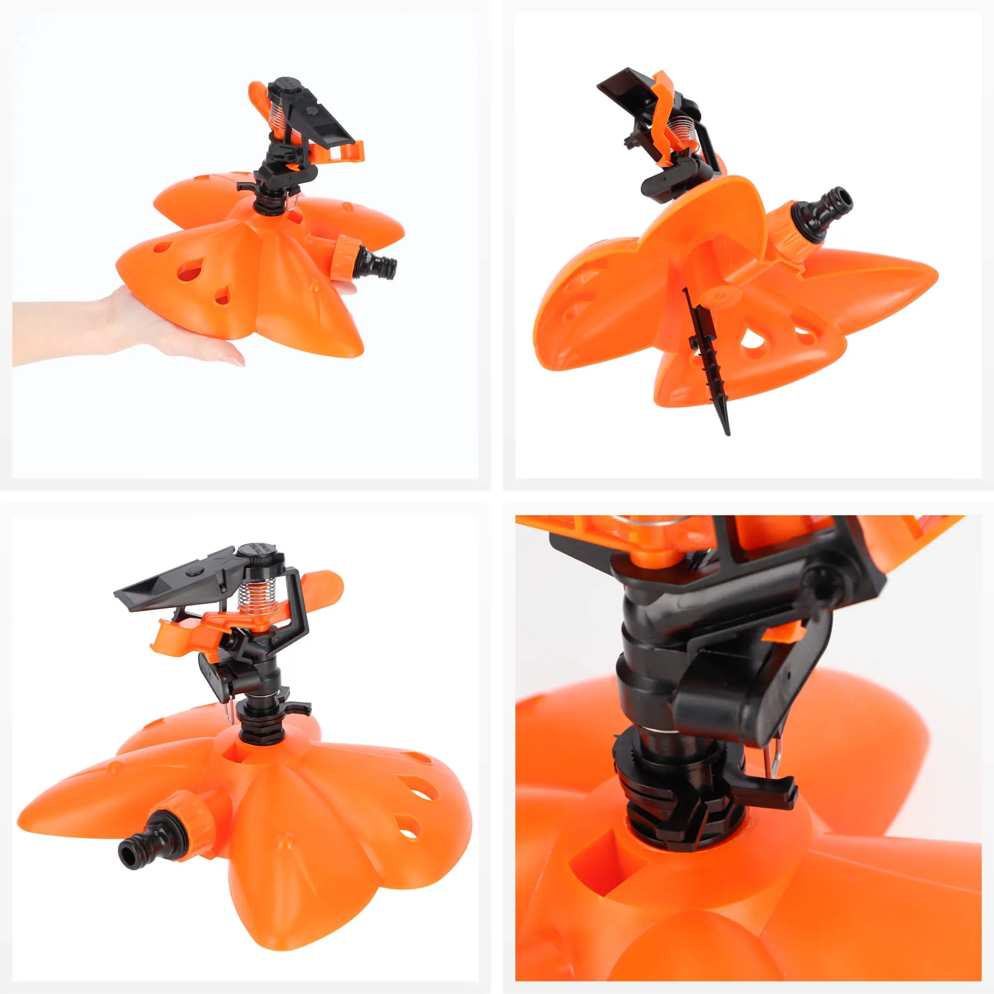 Svyruojantis sodo laistymo purkštuvas 22 x 14 cm