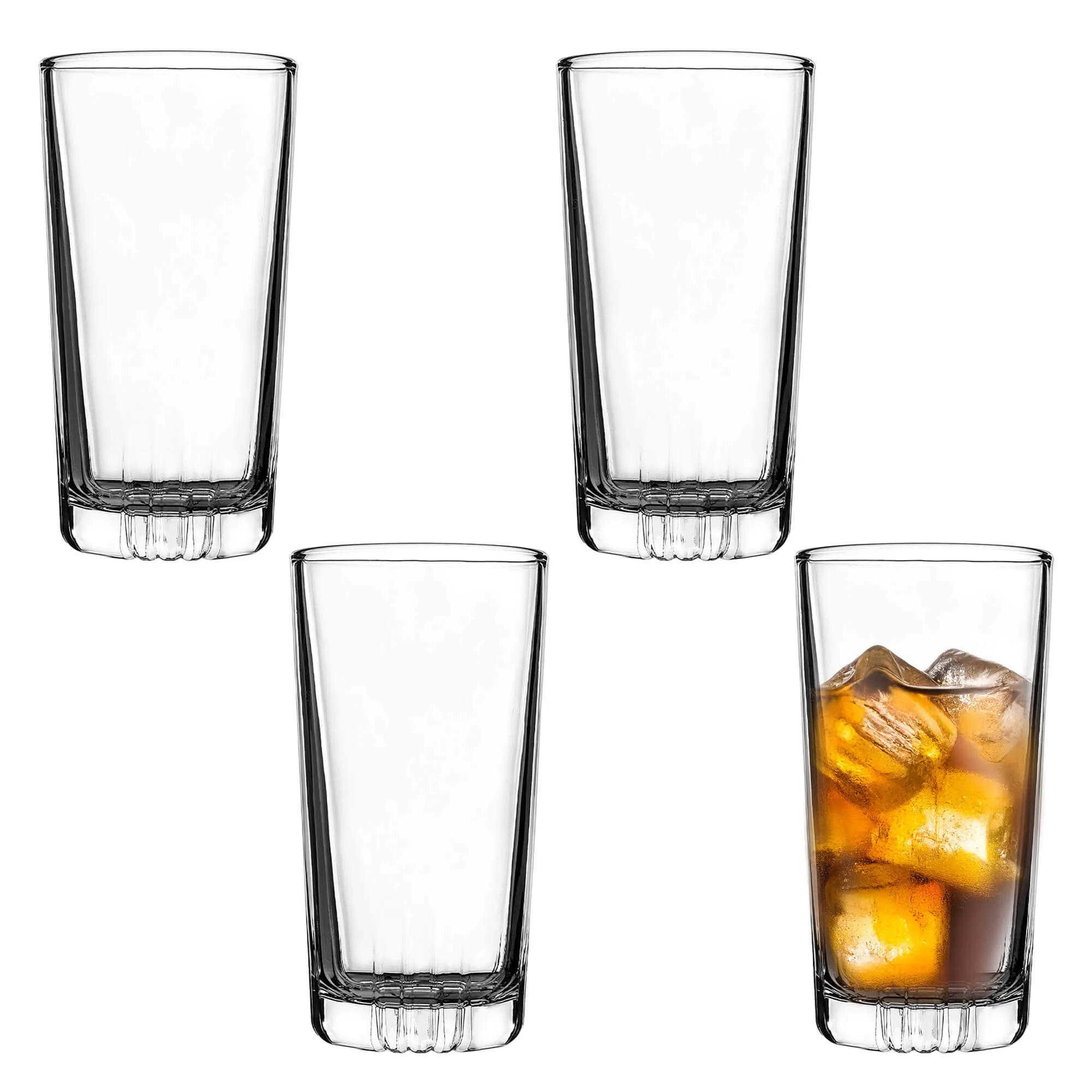 Sion stiklinės gėrimams ir gėrimams 344 ml, 4 vnt.