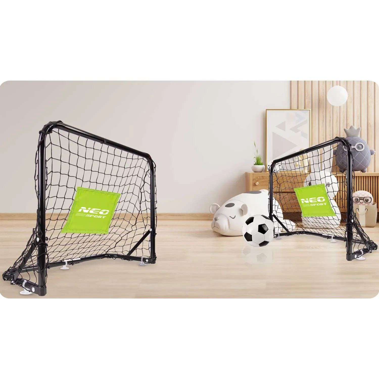 Futbolo vartai - 2 vnt. rinkinys - 60 x 45 x 25 cm NS-461 - nuotrauka 1