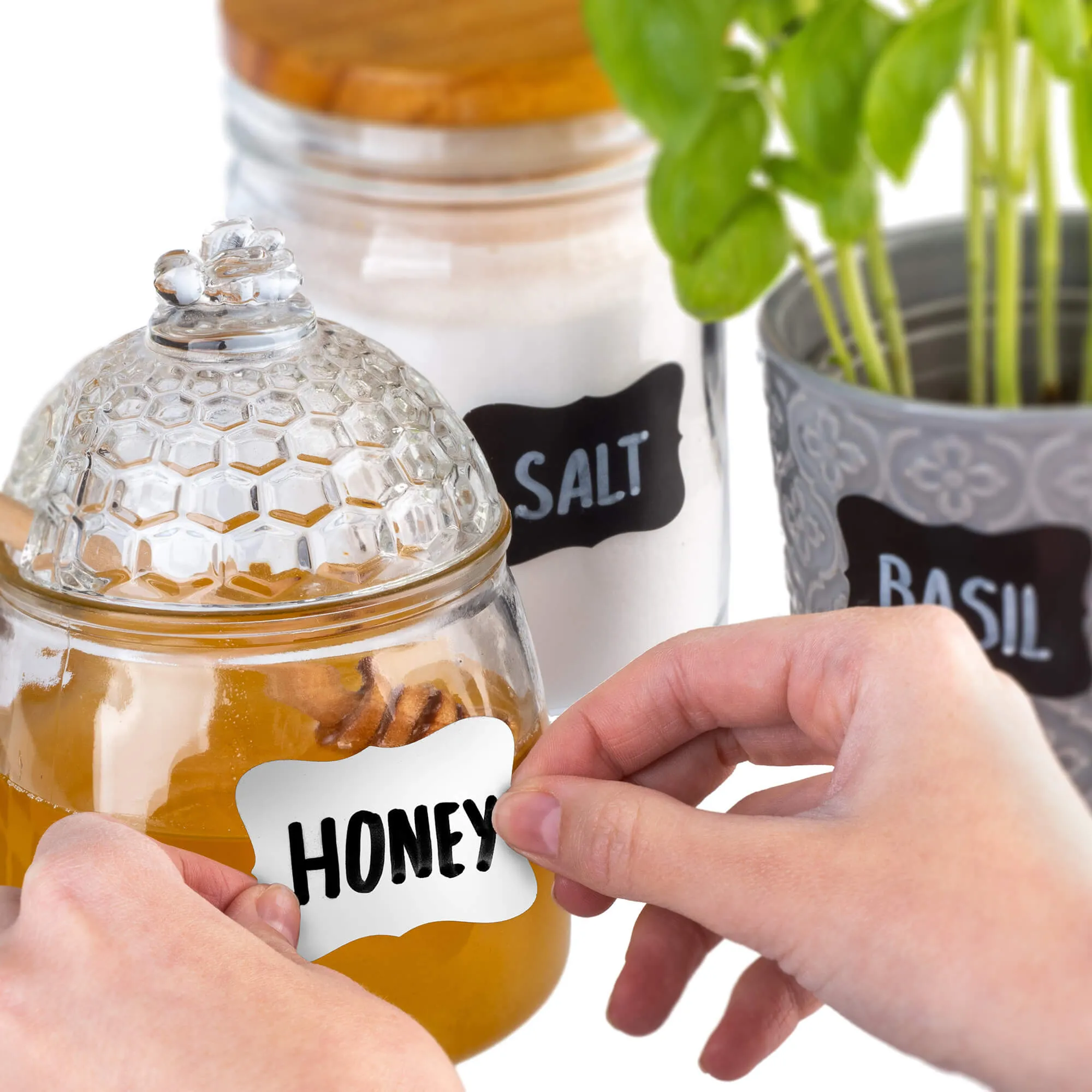 Carro juodos kreidos žymeklis uogienei