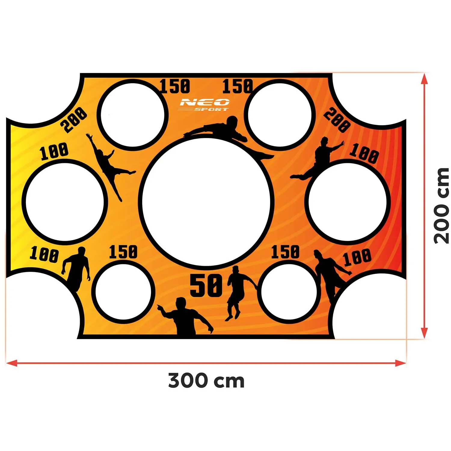 „Neo-Sport“ taiklumo kilimėlis 300 x 200 cm - nuotrauka 1