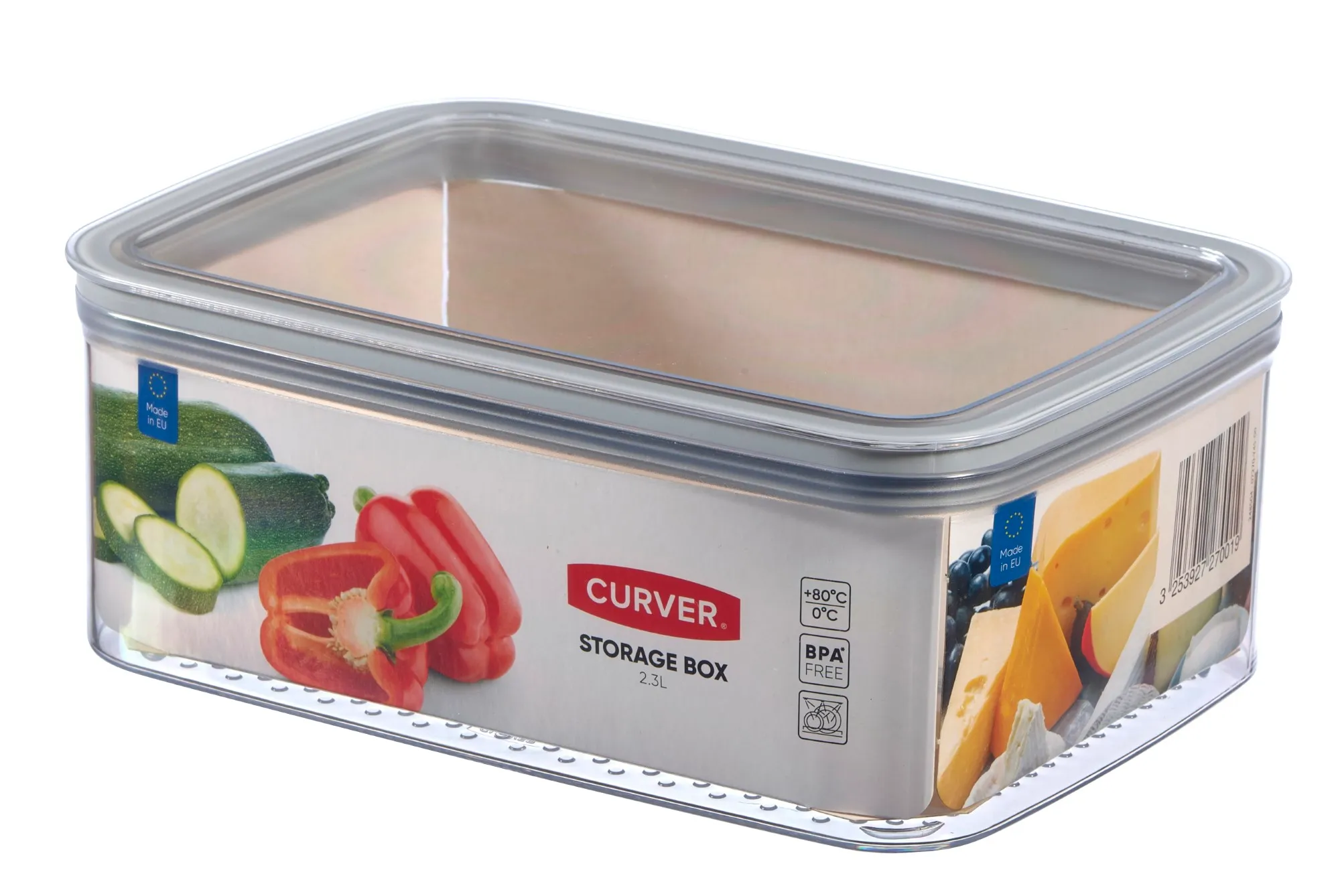 „Curver Dry Cube“ 2,3 l indas su dangteliu