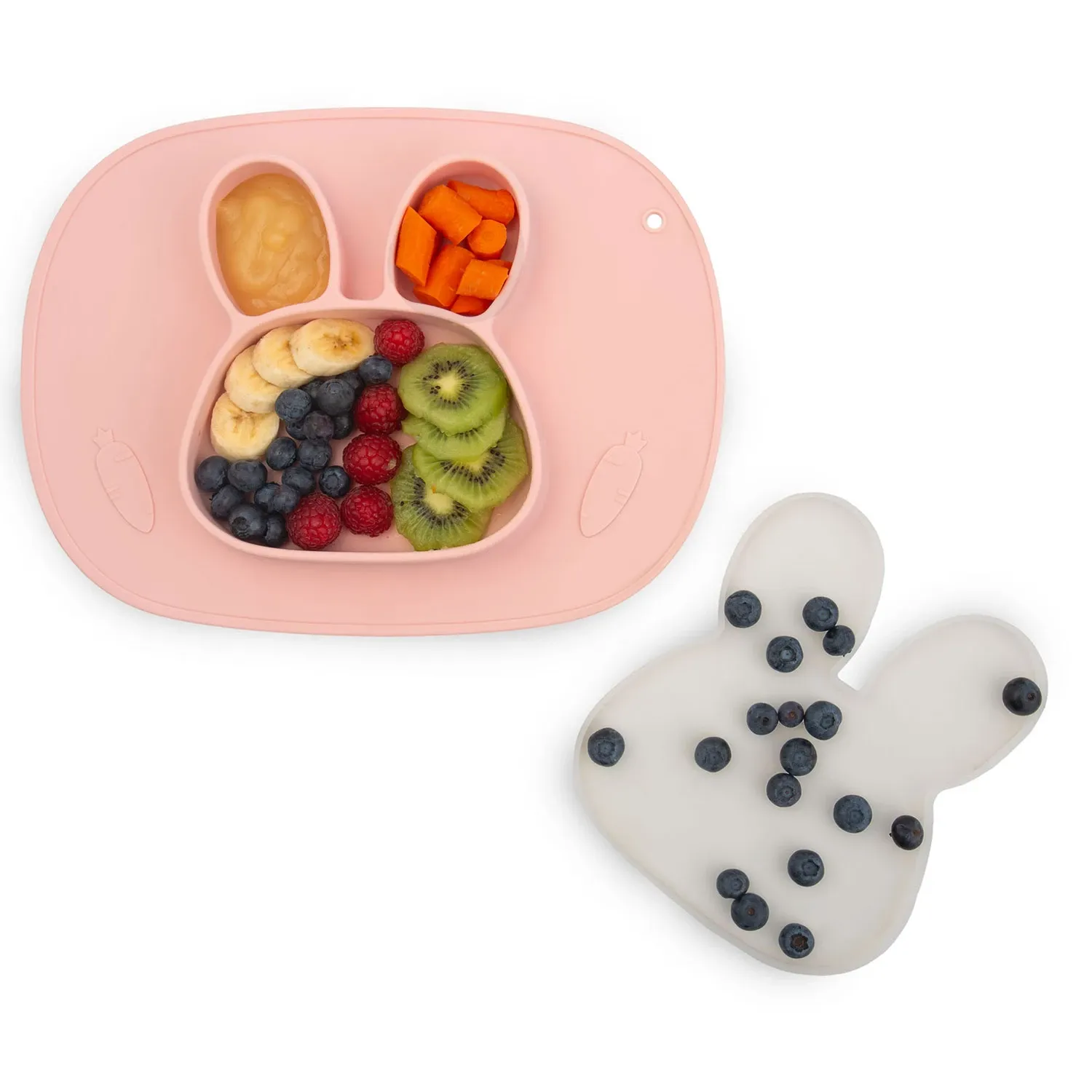 „Ricokids“ triušio silikoninė maitinimo lėkštė vaikams - nuotrauka 1