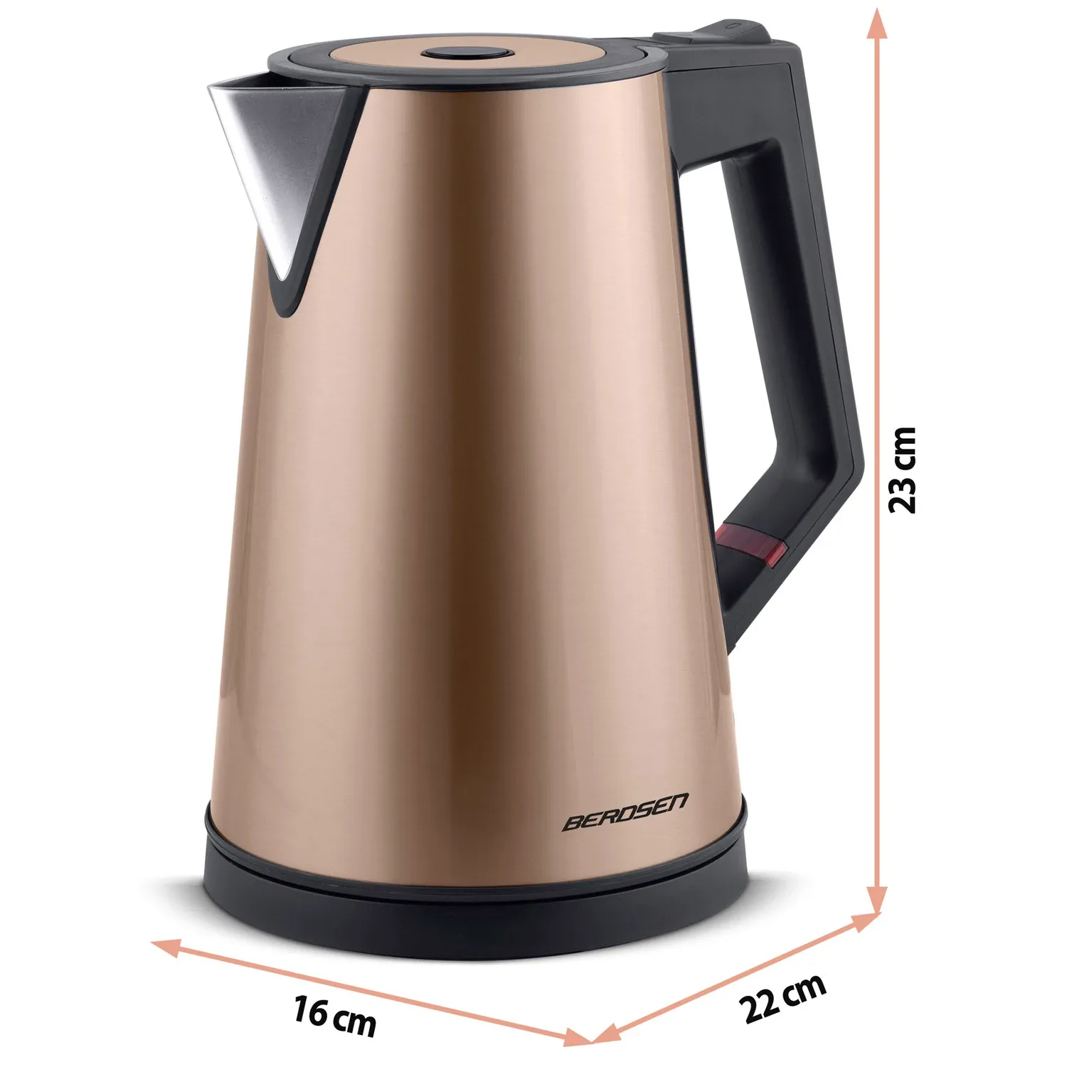 Elektrinis virdulys 1,7 l Berdsen BD-708 varis - nuotrauka 1
