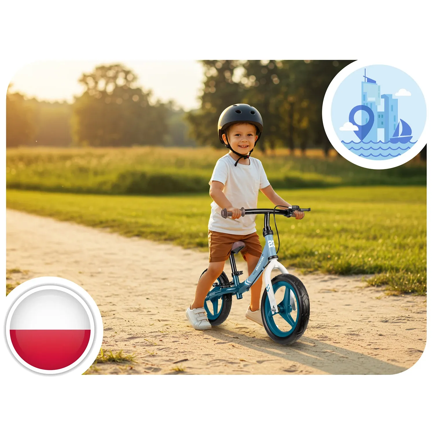 „Ricokids“ smagus nuotykių balansinis dviratis vaikams - nuotrauka 1