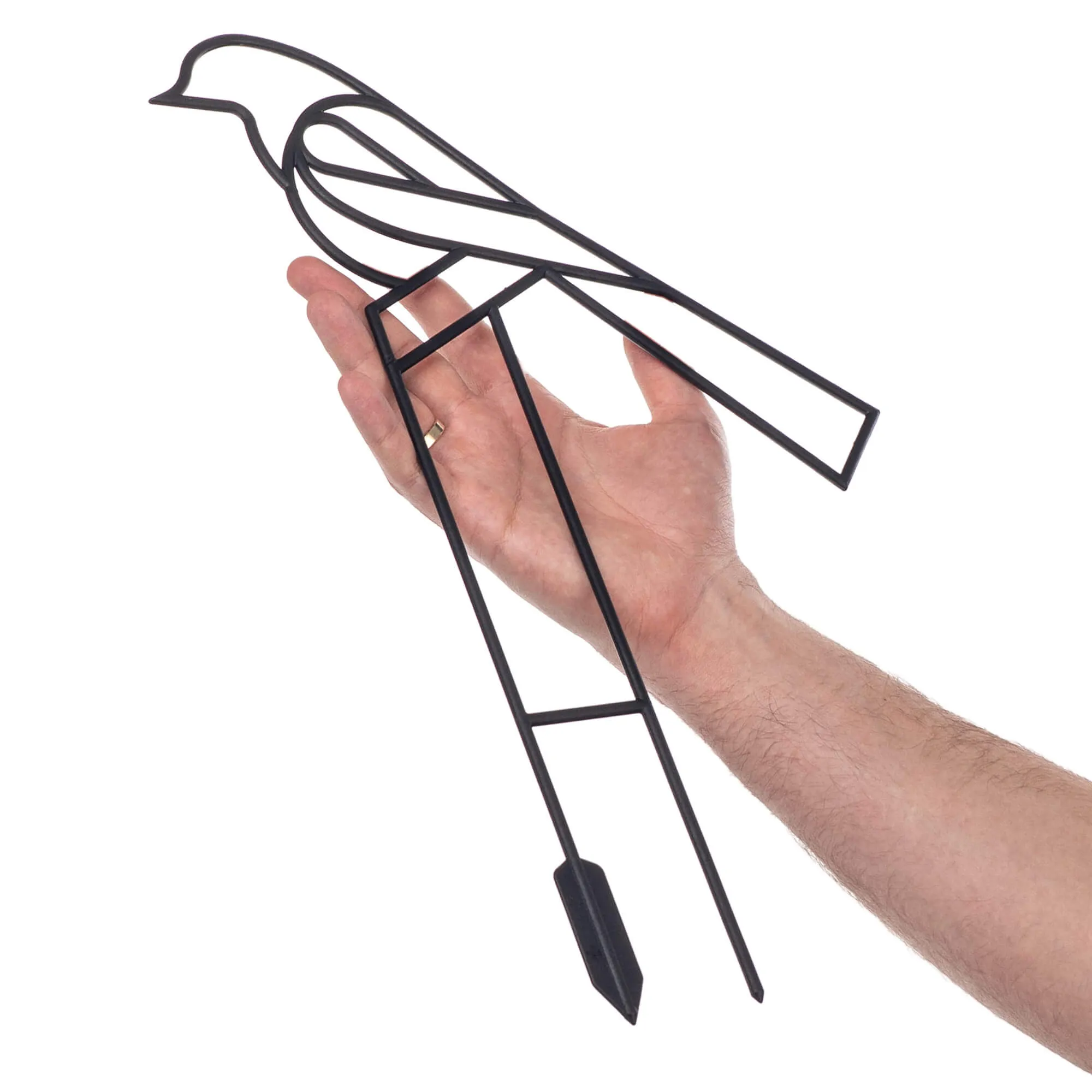Cerreto paukščių augalų atramos 43 cm juodos