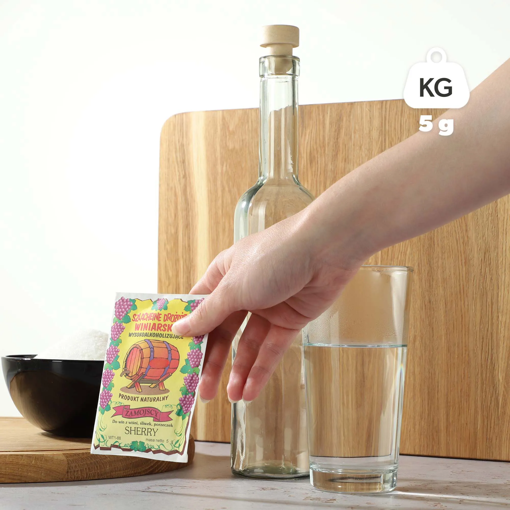 Šeri vyno mielės 5 g