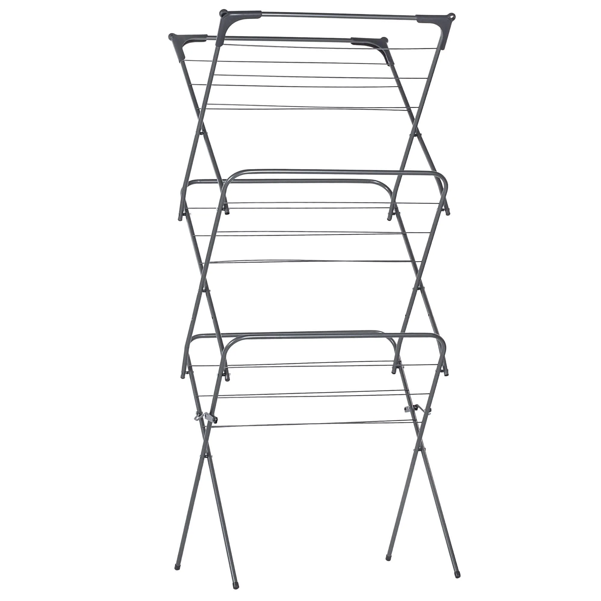 Vertikali drabužių džiovyklė „Pawia“, 138 x 60 cm, juoda