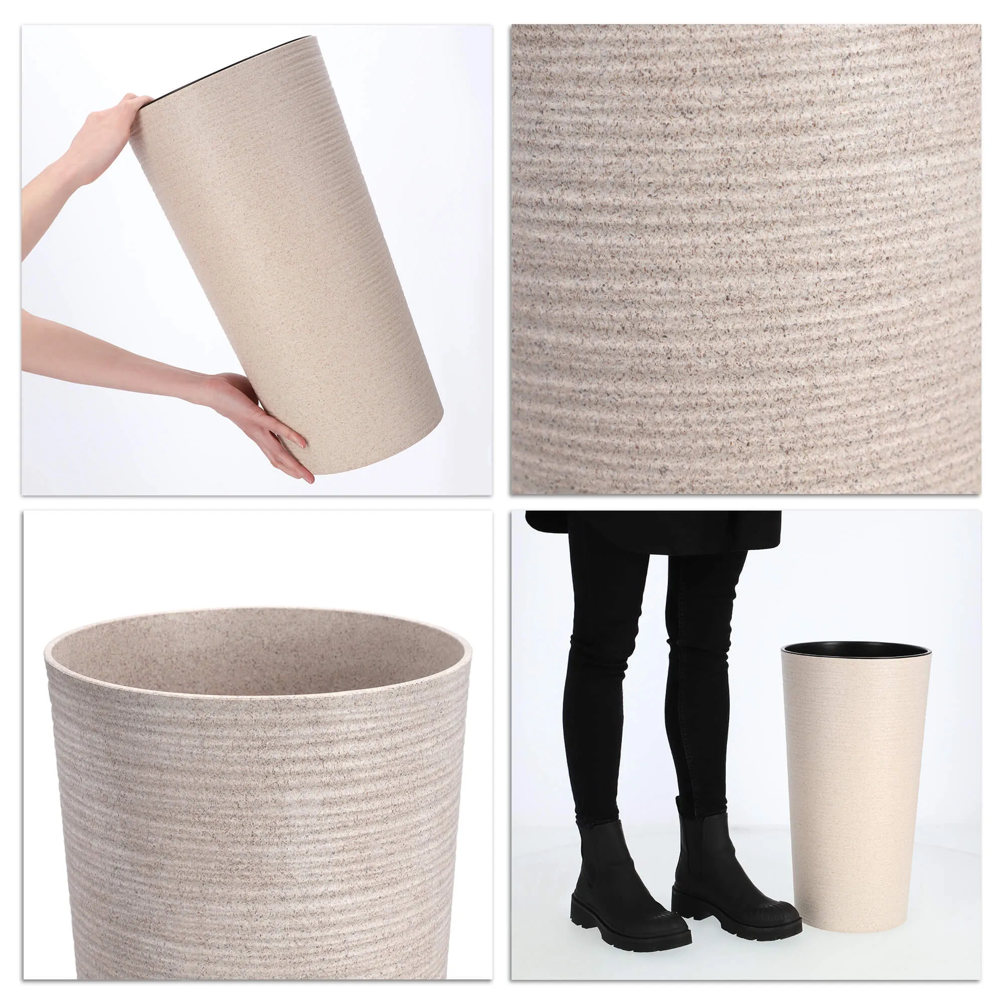 Latina kalto formos gėlių vazonas 25 cm