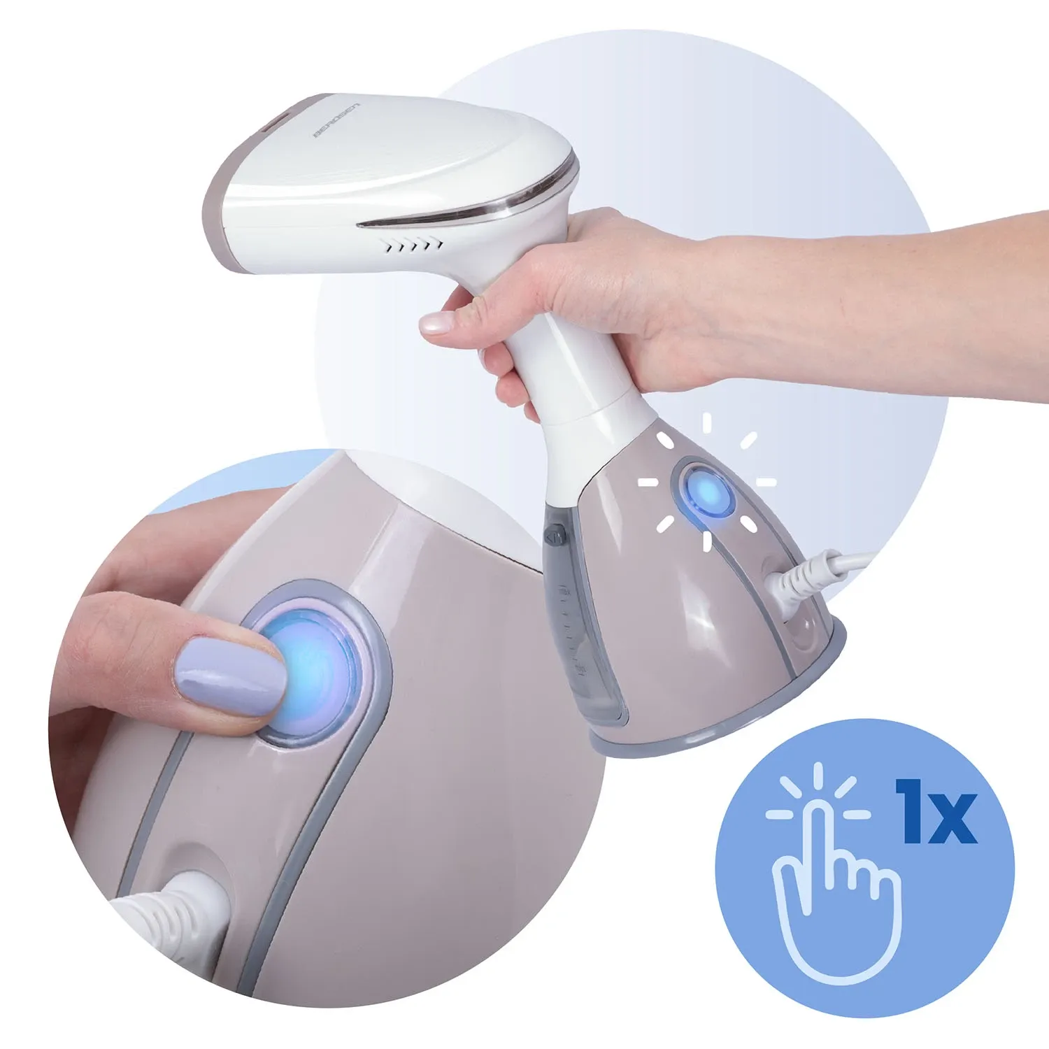 Berdsen BD-310 1500W drabužių garintuvas - nuotrauka 1