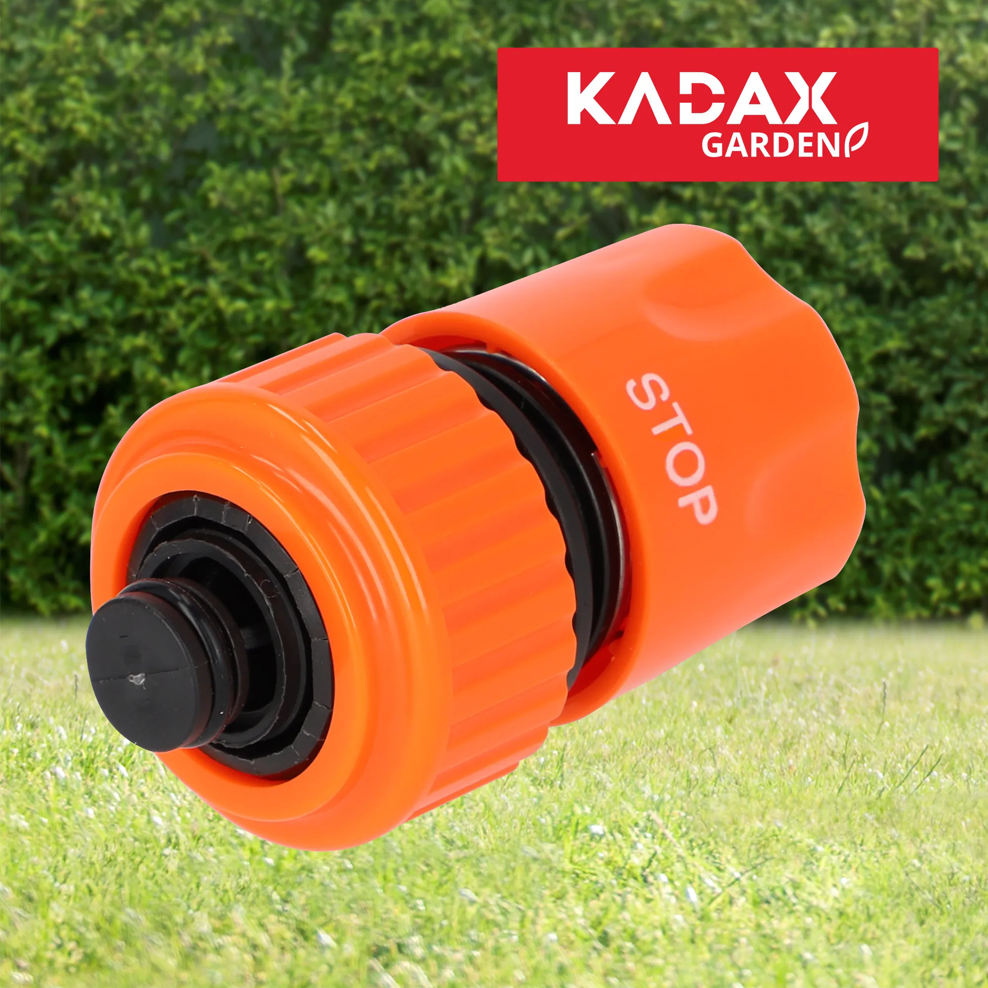 3/4 colio greito prijungimo žarnos jungtis, oranžinė