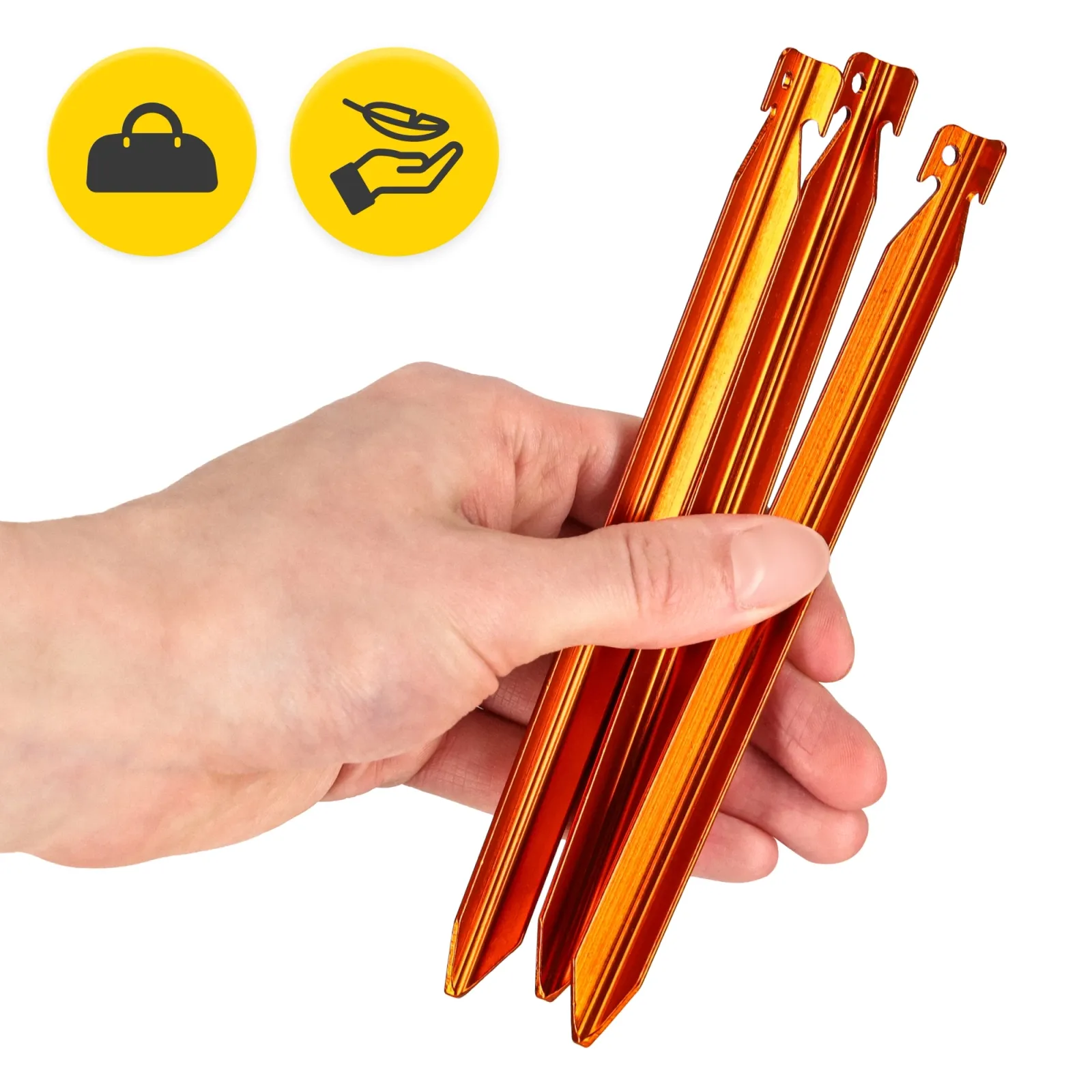 Aliumininiai palapinės kuoliukai