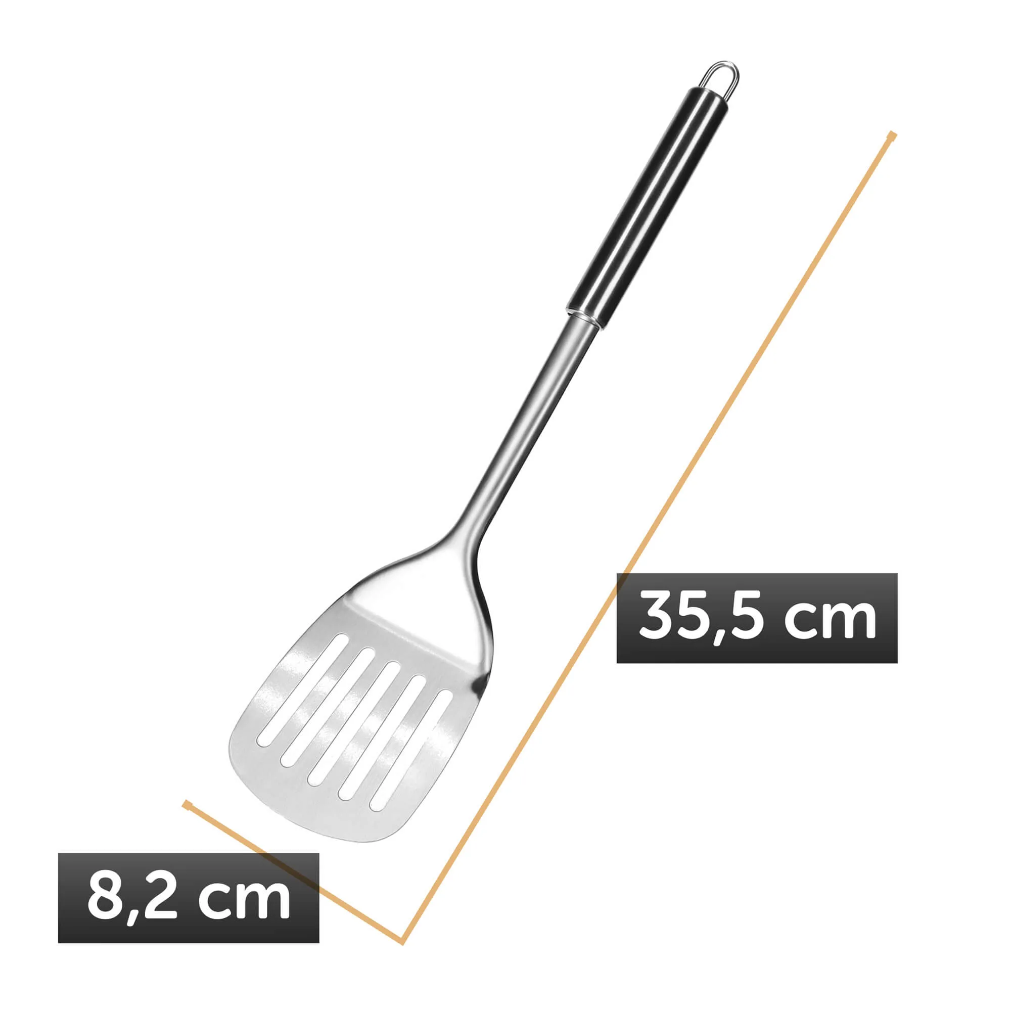 Plieninė mėsos mentelė 35 cm