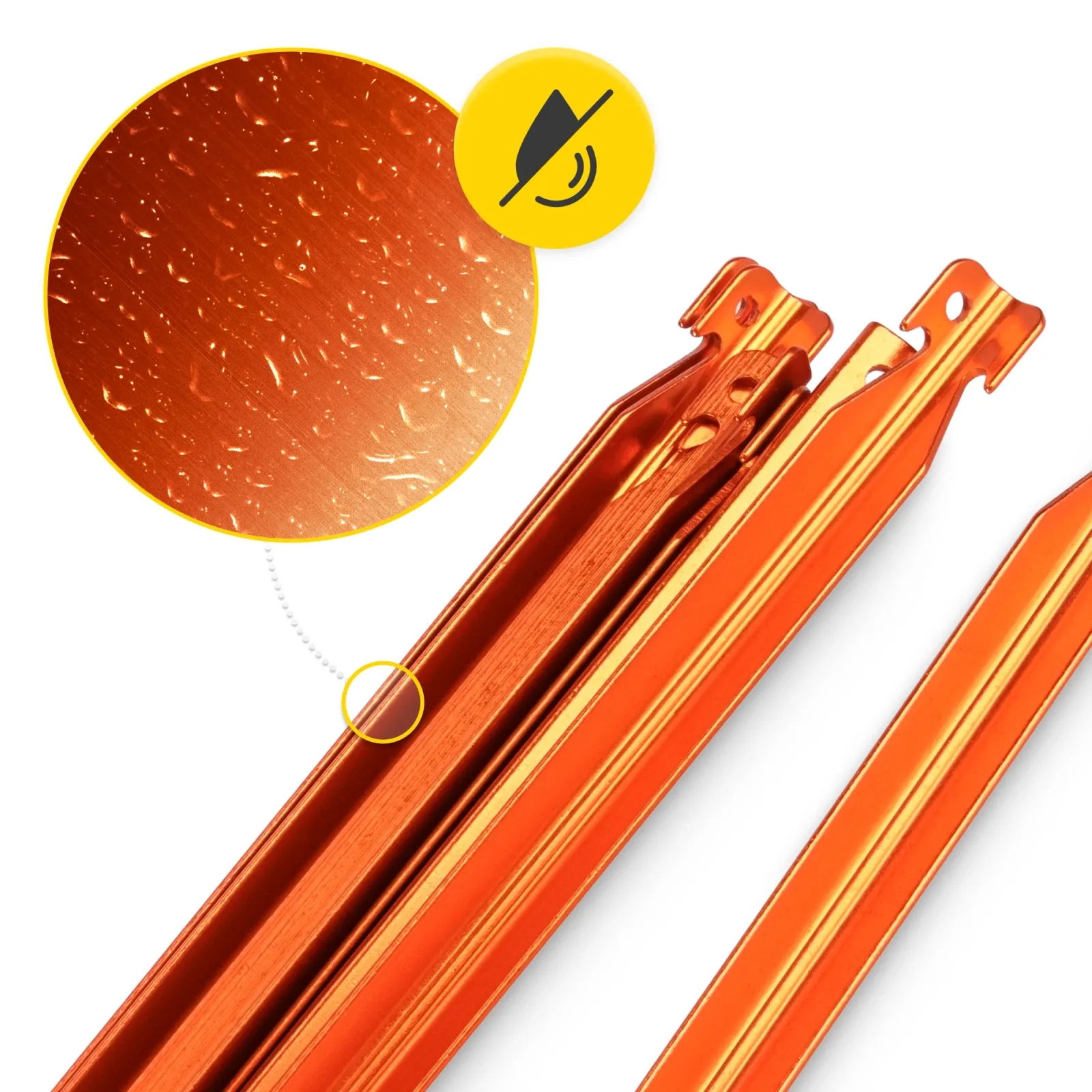 Aliumininiai palapinės kuoliukai