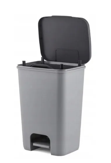 Curver Essentials 40 l šiukšliadėžė, pilka