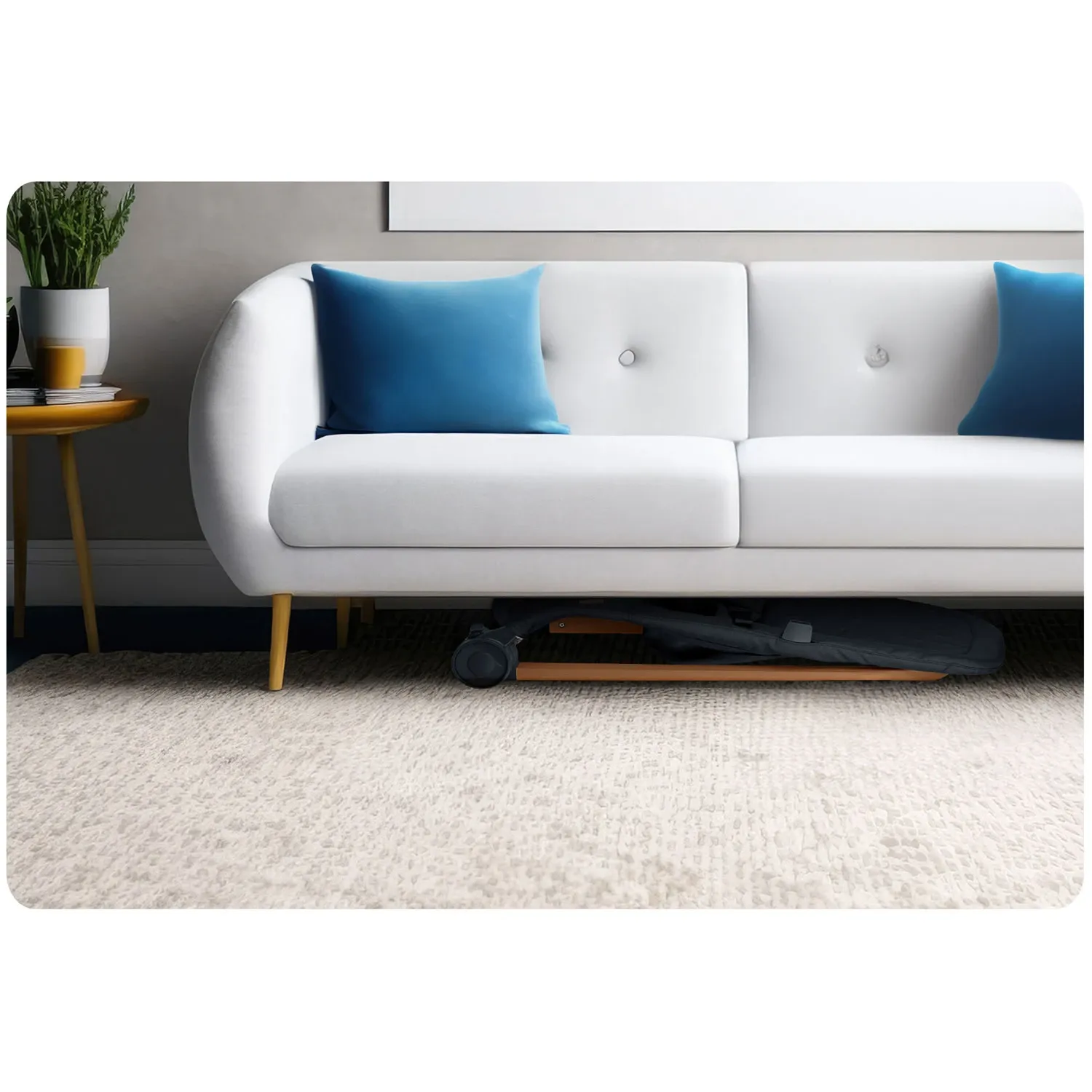 Supamoji kėdė su žaislais NK-52 Nukido - antracito spalvos - nuotrauka 1