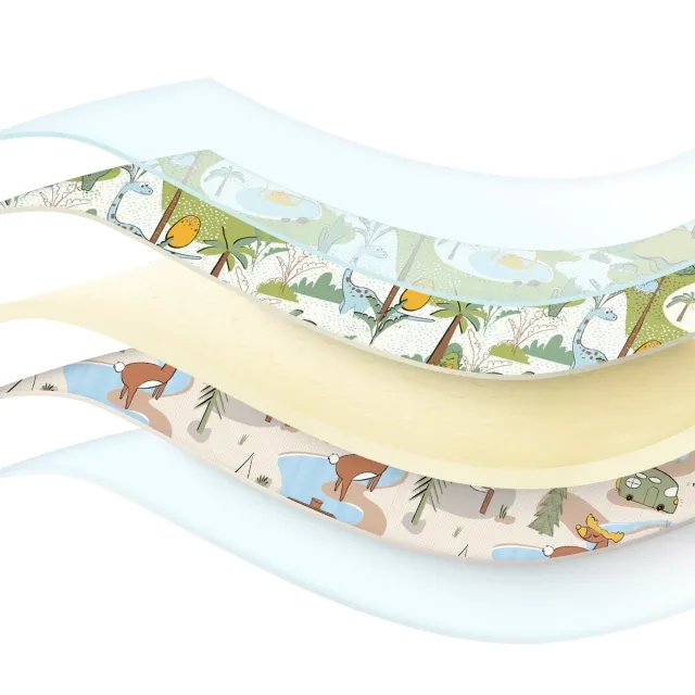 Kūdikių žaidimų kilimėlis džiunglėms ir stovyklavimui 200 x 180 cm