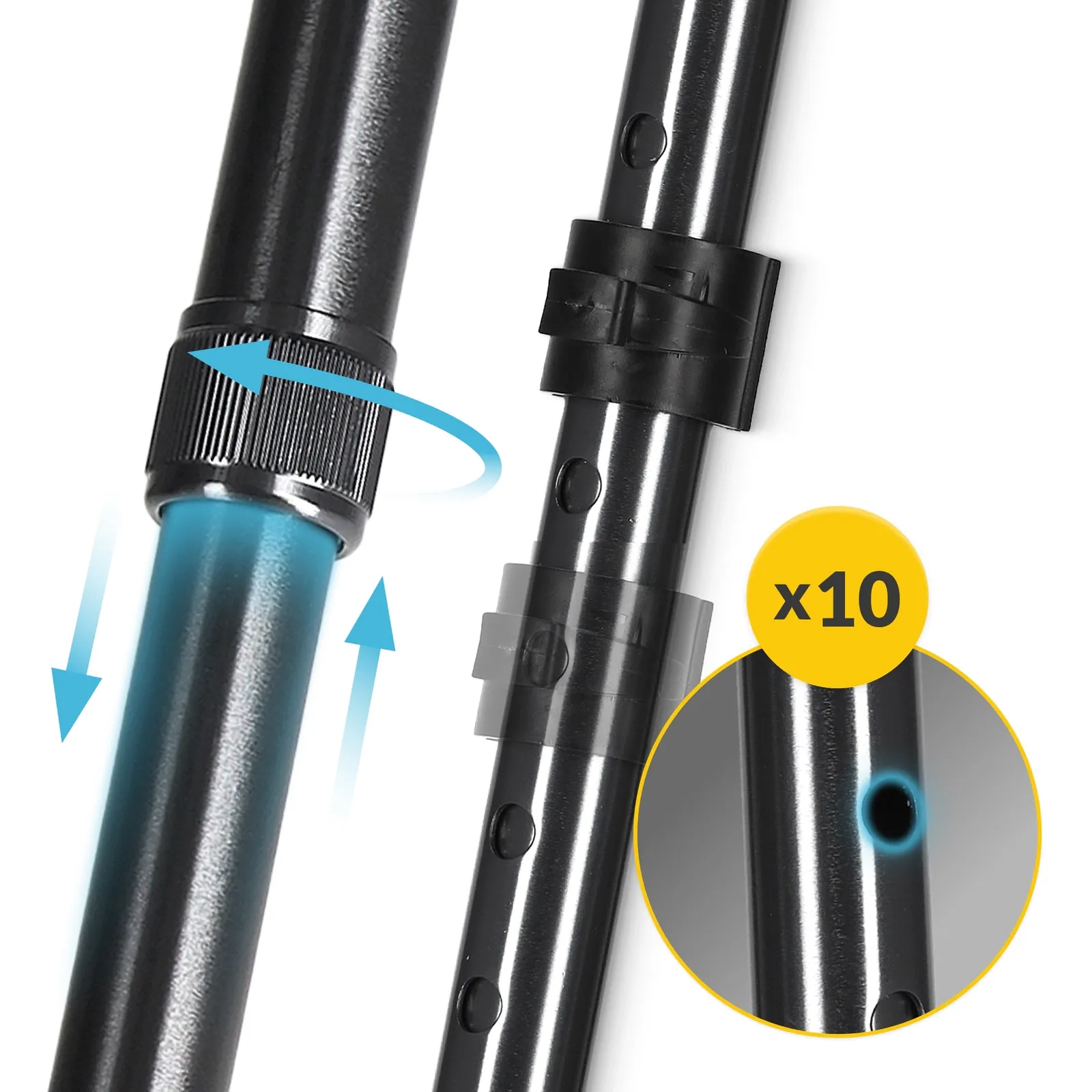 MED mėlyni reguliuojami ortopediniai ramentai